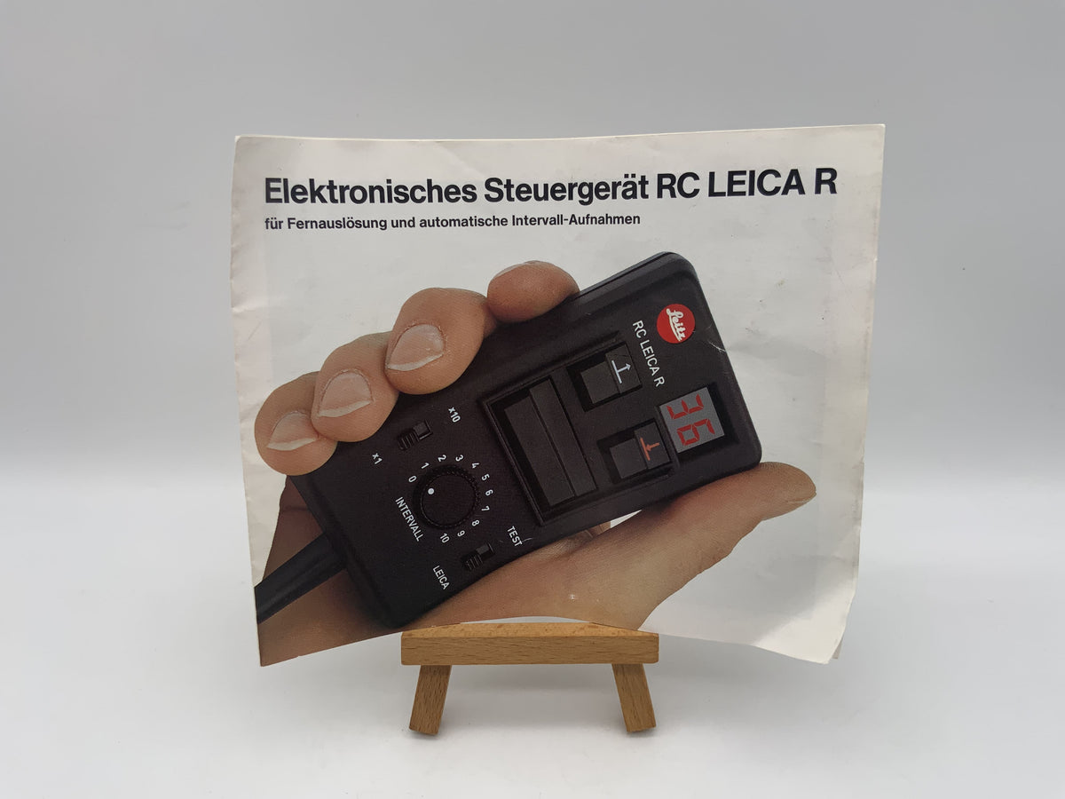 Unité de contrôle électronique Leitz RC Leica R Instructions d'utilisation Leica (allemand)
