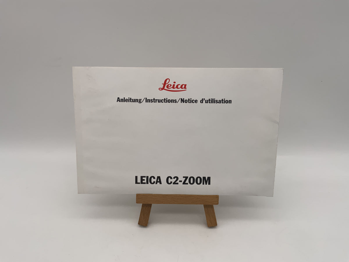 Manuel d'utilisation du Leica C2 Zoom - Instructions de fonctionnement (allemand)