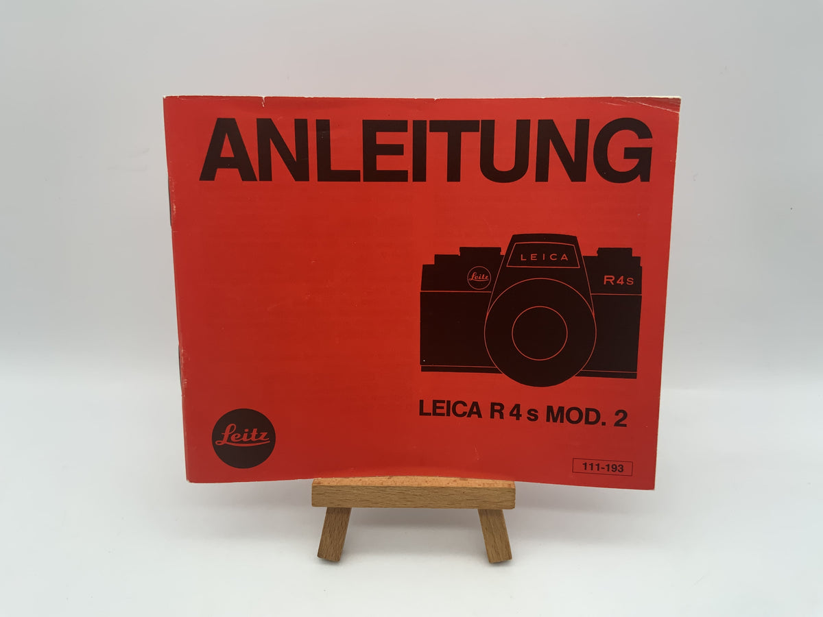 Leitz Leica R4s MOD.2 111-193 Mode d'emploi allemand