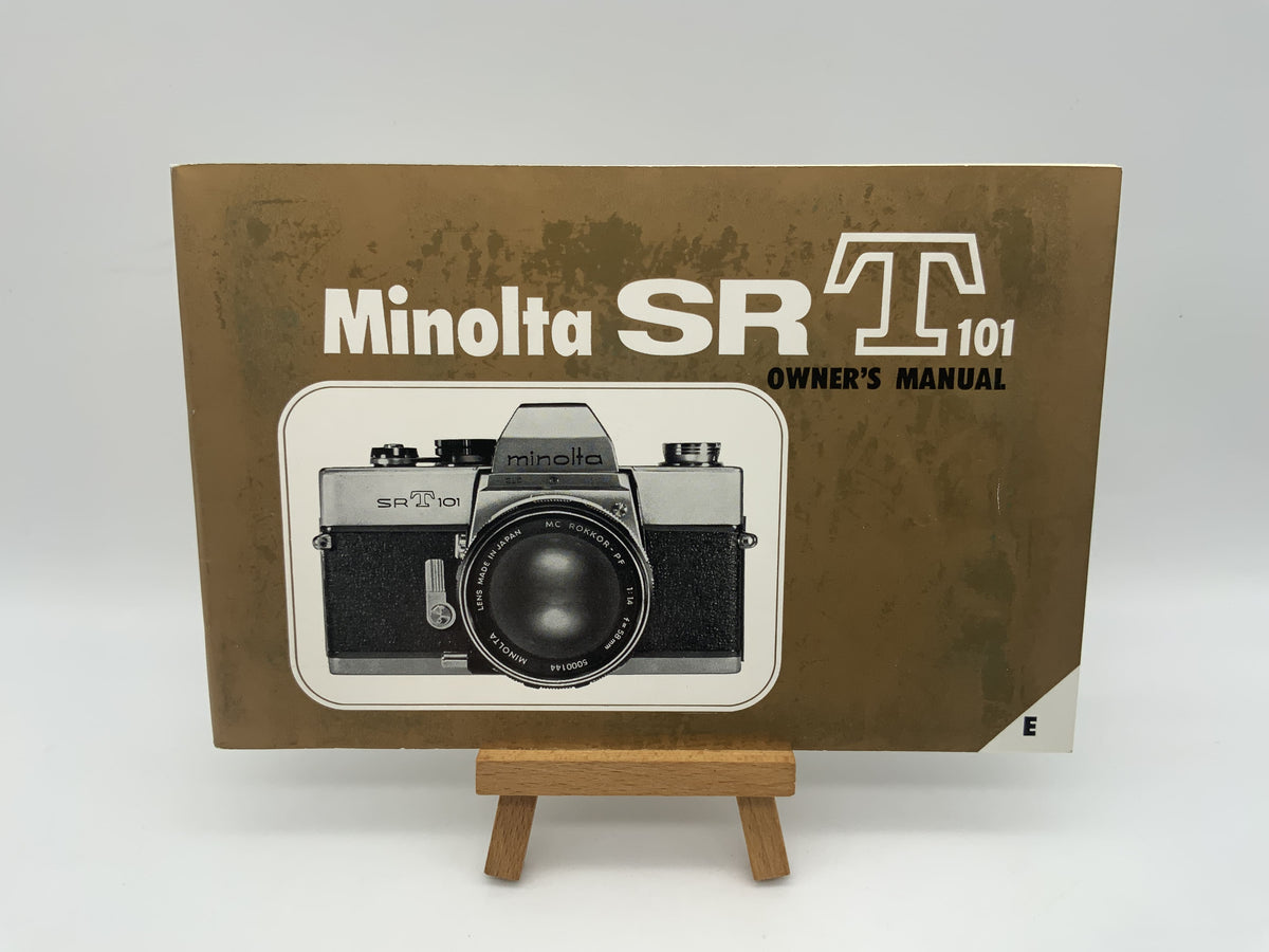 Manuel d'utilisation du Minolta SRT 101 (anglais)