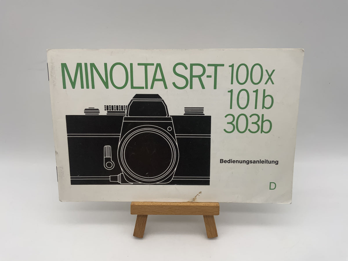 Manuel d'utilisation Minolta SRT 100x / 101b / 303b (allemand)