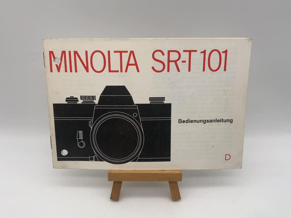 Manuel d'utilisation Minolta SRT 101 - Instructions d'utilisation (allemand)
