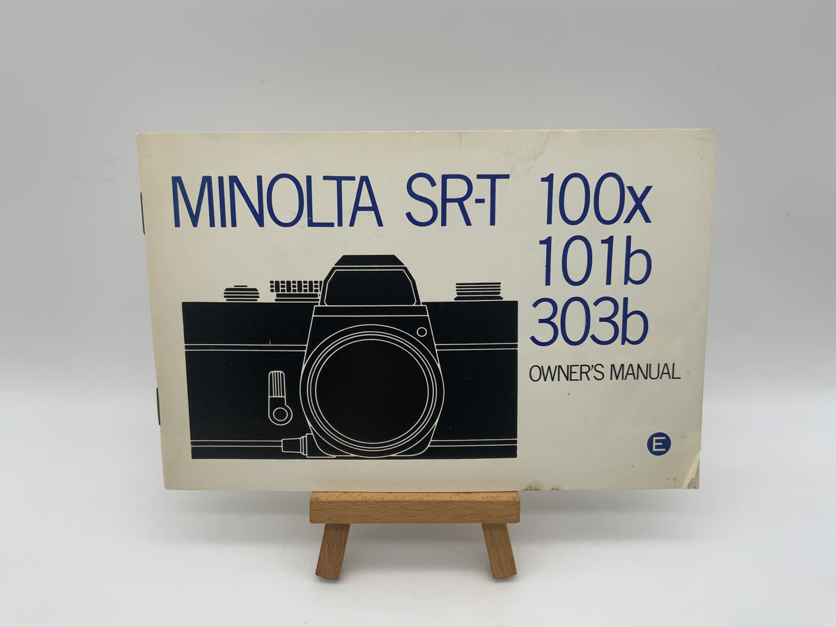 Manuel d'utilisation du Minolta SRT 100x / 101b / 303b (anglais)