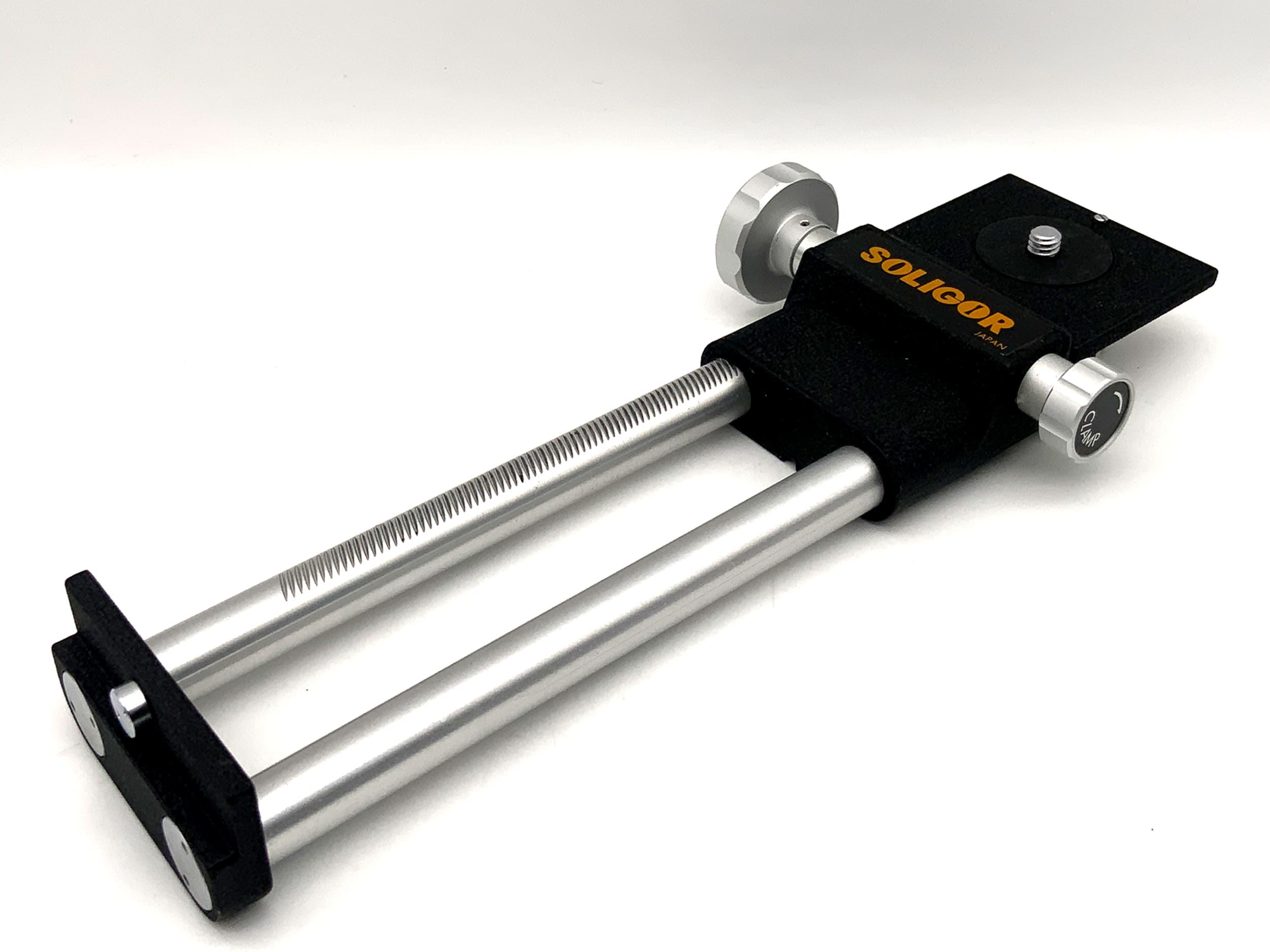 Glissière de réglage Soligor Flexomatic avec rail de micro-mise au point dans son emballage d'origine