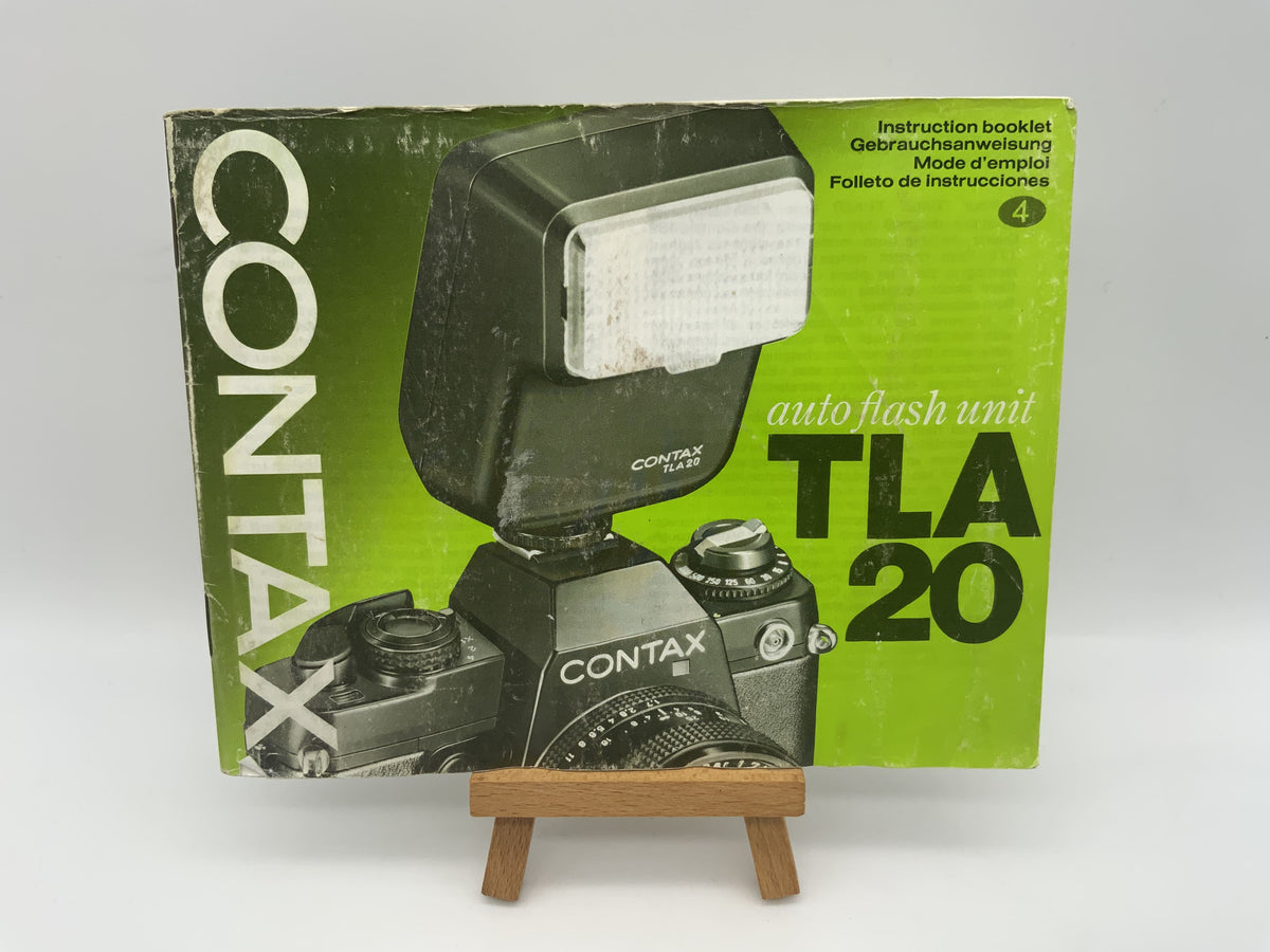 Manuel d'utilisation du flash automatique Contax TLA 20 - Instructions d'utilisation (allemand)