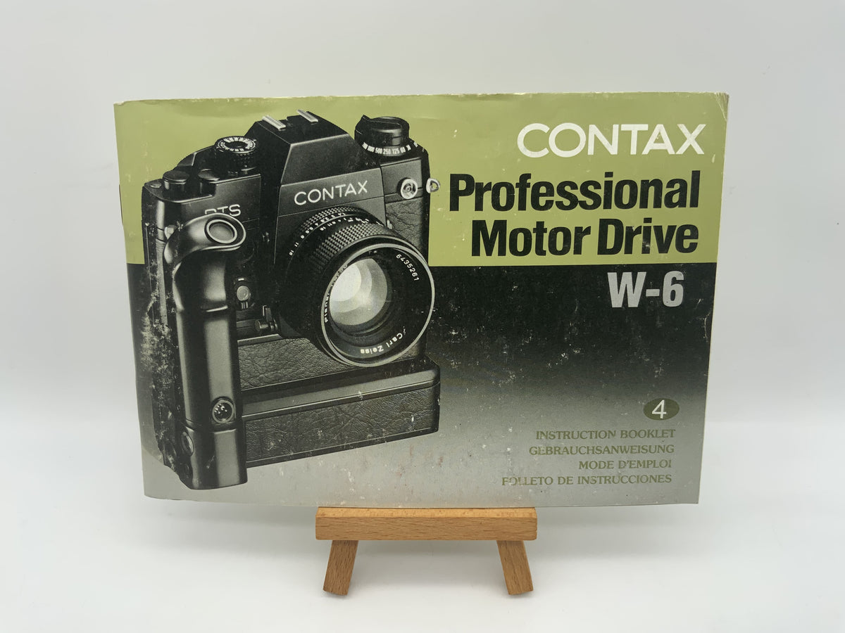 Manuel d'utilisation du variateur de vitesse professionnel Contax W-6 (allemand)