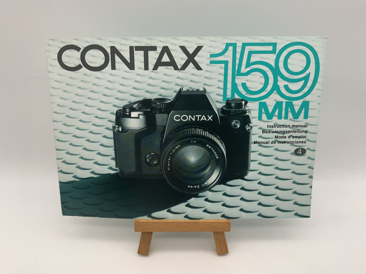 Manuel d'utilisation du Contax 159 MM (allemand)