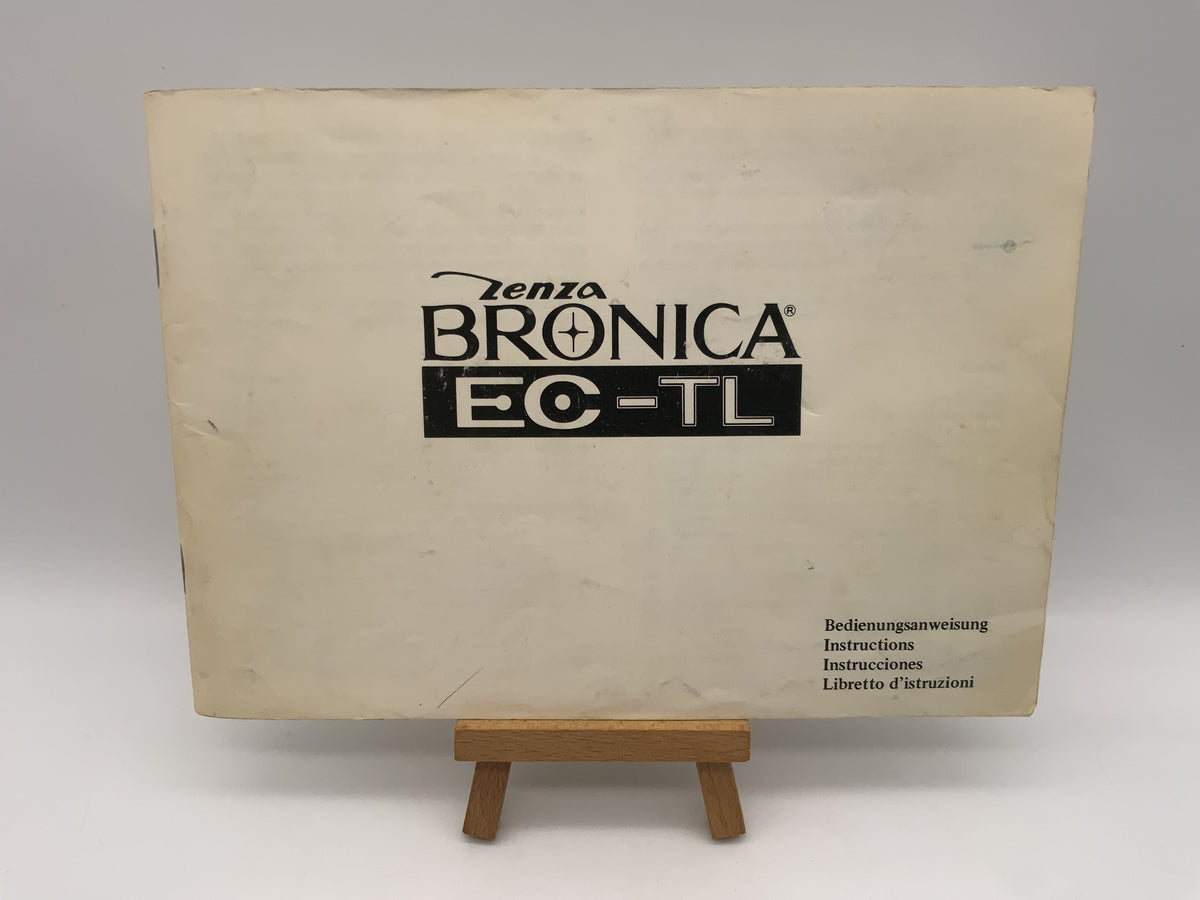 Manuel d'utilisation Zenza Bronica EC-TL (allemand)