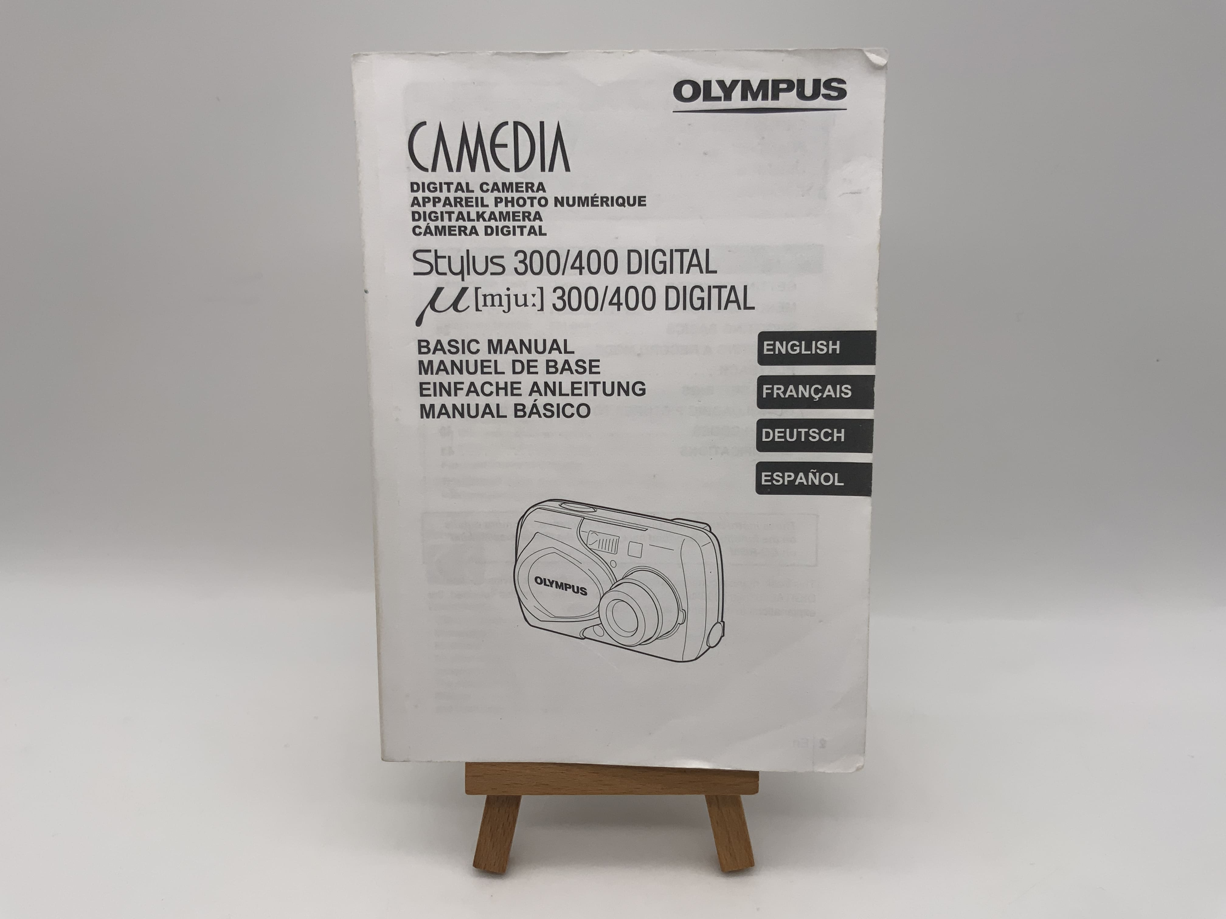 Instructions pour l'Olympus Camedia Stylus 300/400 Digital (en allemand)