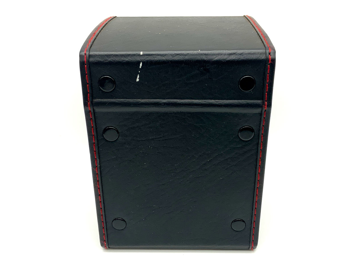 Étui pour objectif Sigma, noir/rouge, env. 14x10cm, étui rigide.