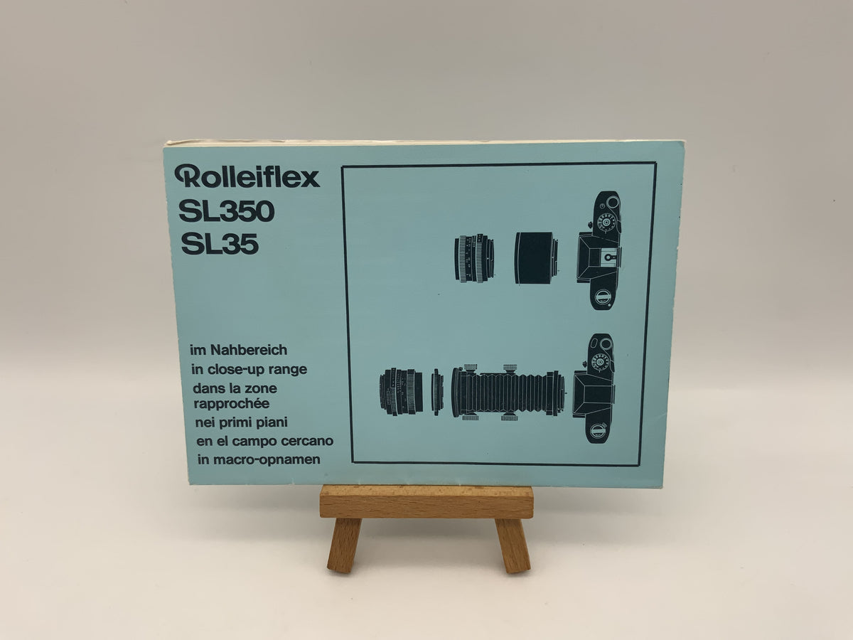 Rollei Rolleiflex SL350 SL35 in practice User manual German