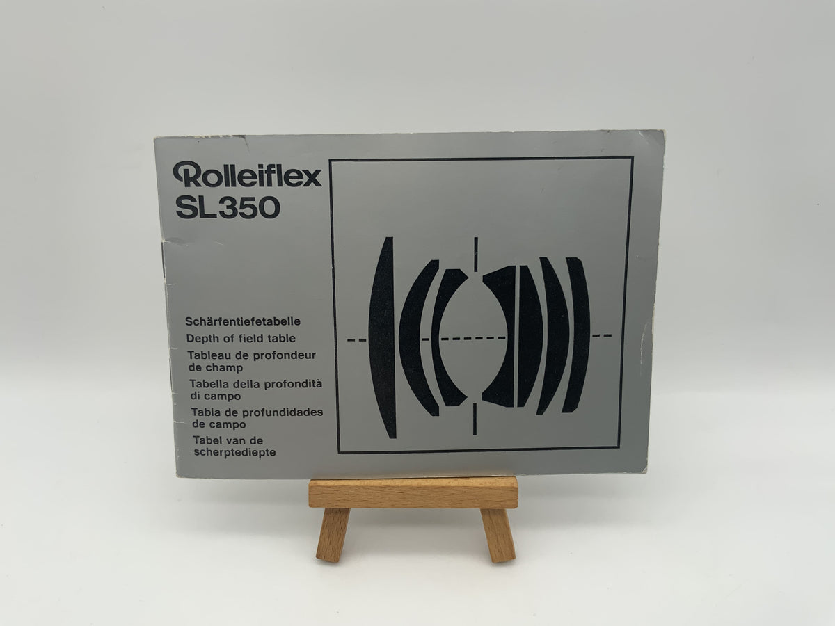Rollei Rolleiflex SL350 in practice: Focus chart (German)