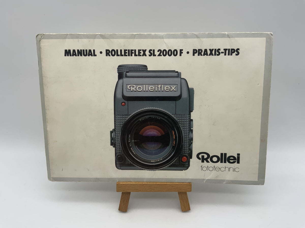 Rollei Rolleiflex SL2000F Practical Tips Manual User Manual German