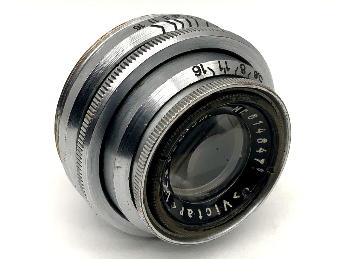 Objectif E. Ludwig Victar 50 mm 5 cm 1:2.9 à focale fixe (M40 pour Praktiflex)