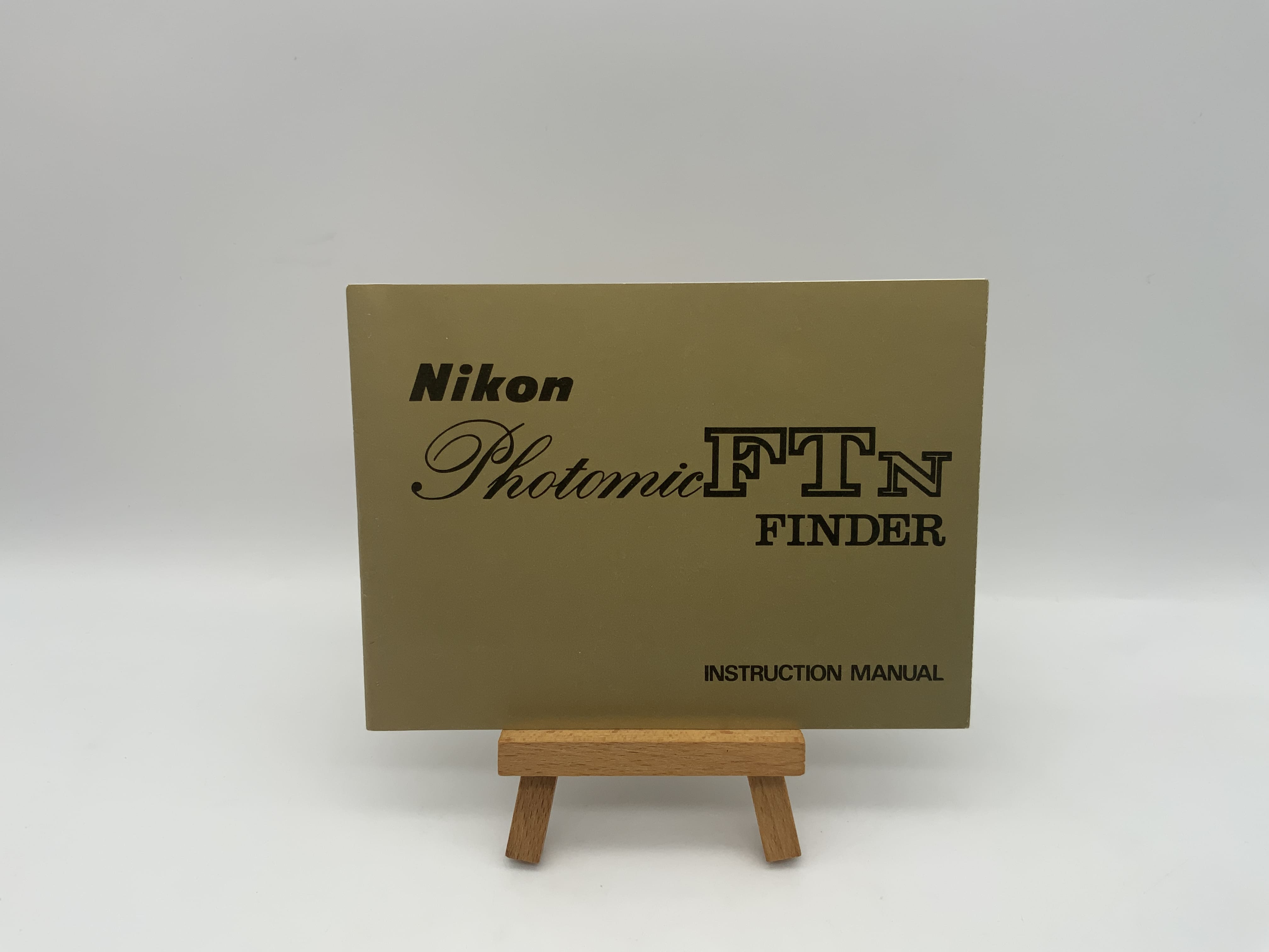 Manuel d'utilisation du viseur Nikon Photomic FTN (anglais)