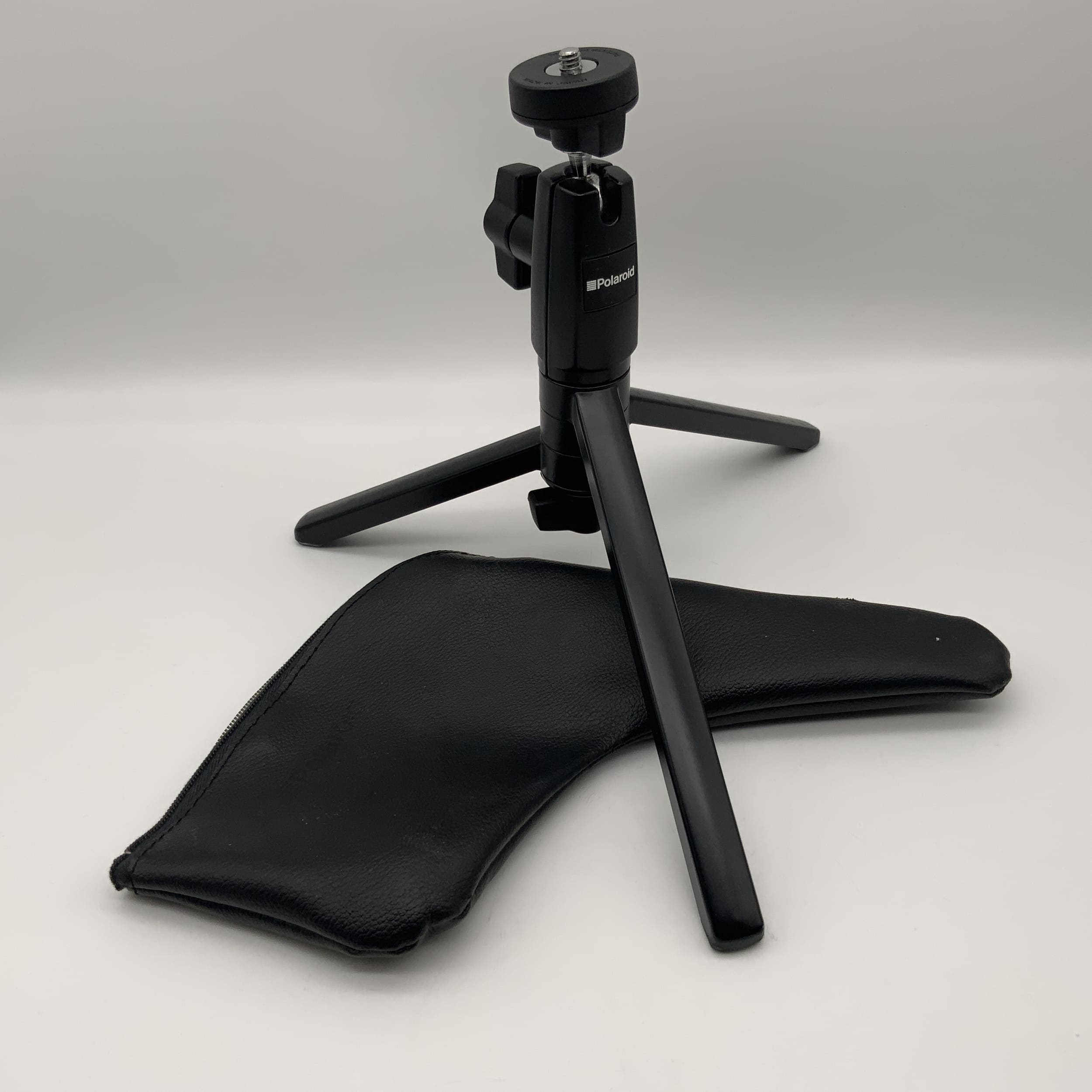 Trépied de table noir Polaroid pour SX-70 avec rotule et sac, trépied de poche