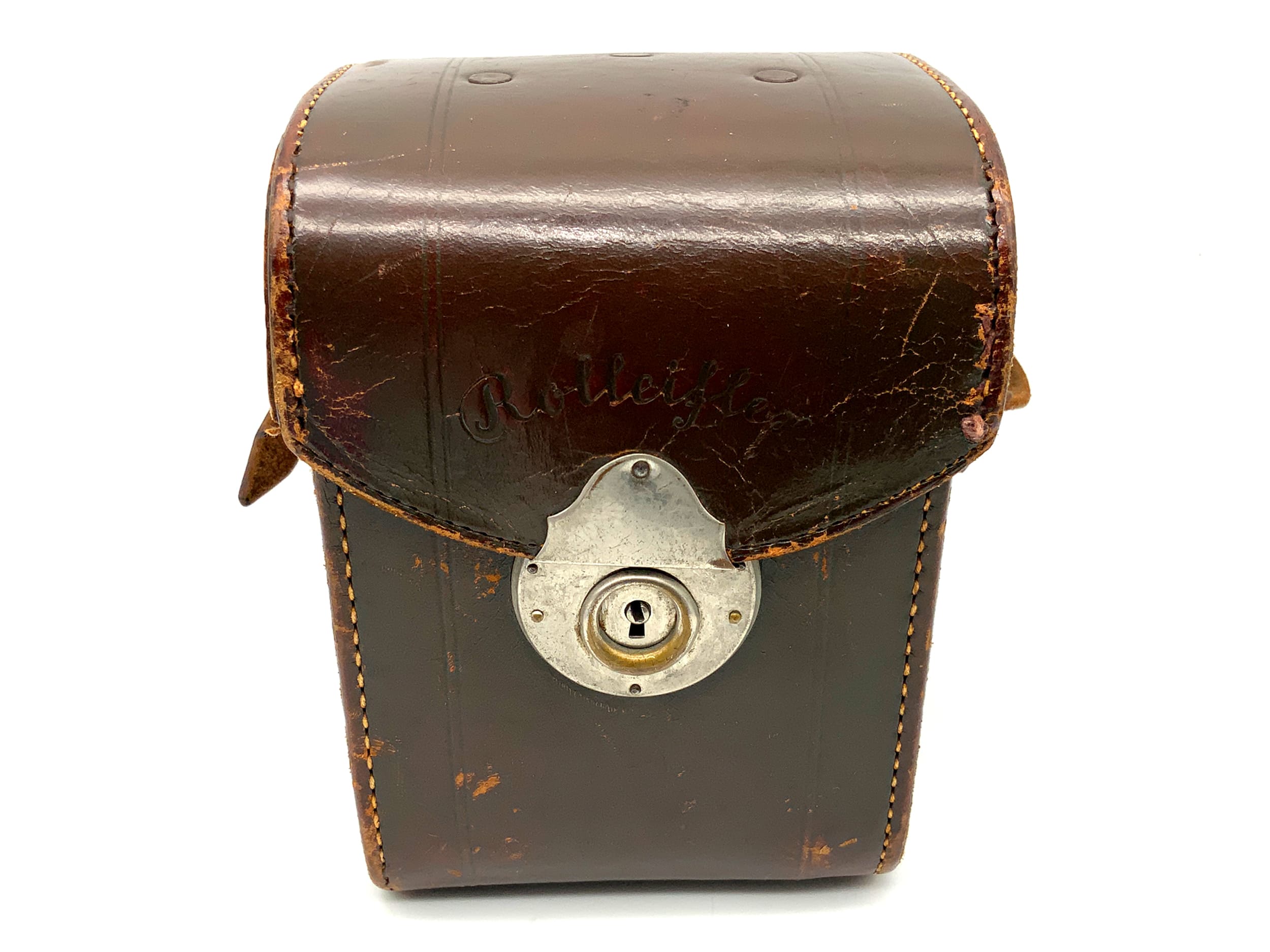 Sac Rollei Ready, sac en cuir marron ! Très usagé ! Sac pour appareil photo