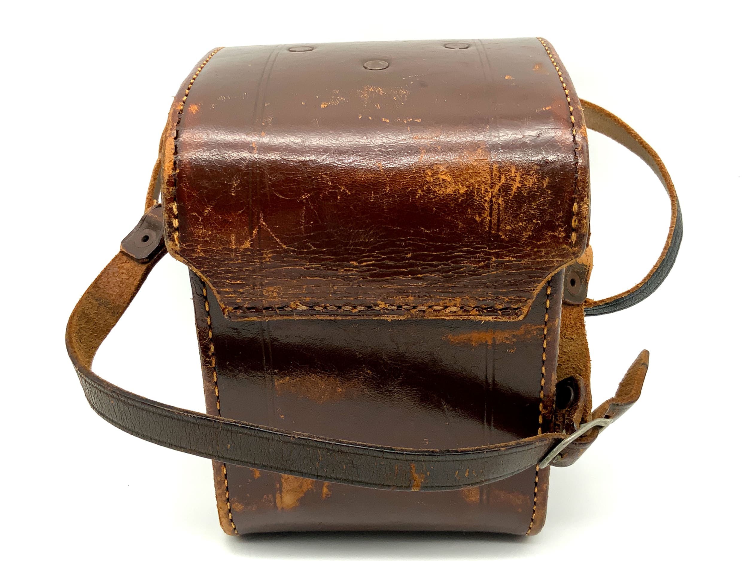 Sac Rollei Ready, sac en cuir marron ! Très usagé ! Sac pour appareil photo