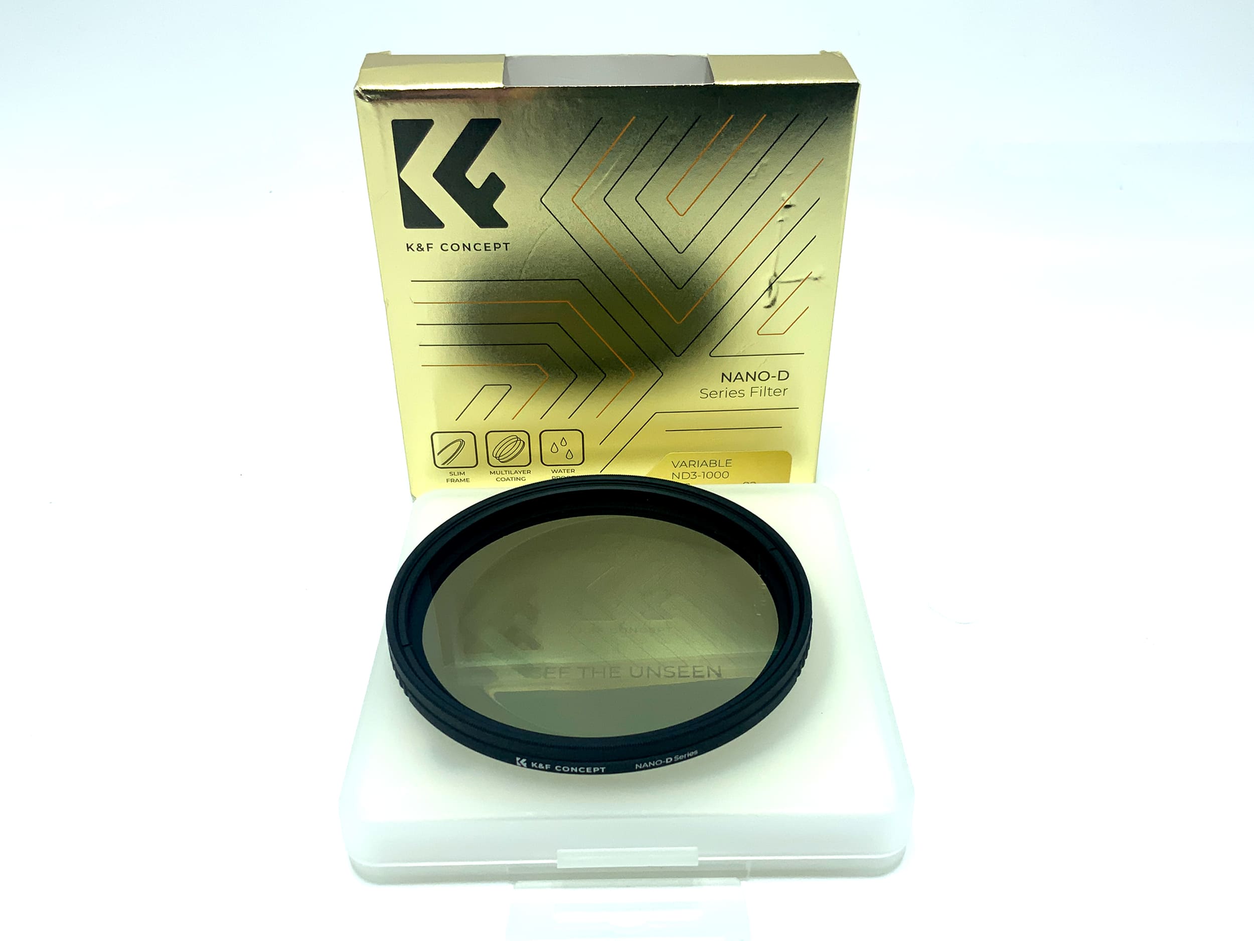 K&F Concept Graufilter Nano-D Series Variable ND3-1000 MC in OVP Filter 82mm