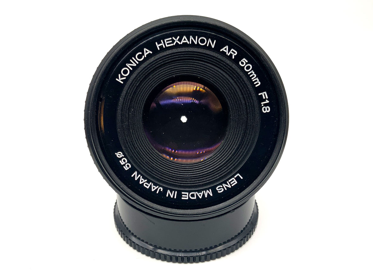 Objectif principal Konica Hexanon OVP 50 mm 1:1,8 (Konica AR)