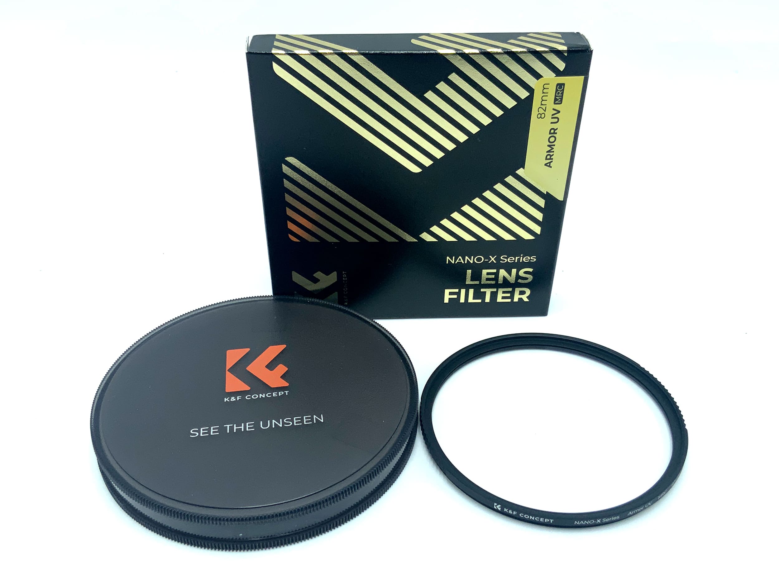 K&F Concept UV Nano-X Series Armor UV MRC in OVP Filter 82mm Kreisförmig
