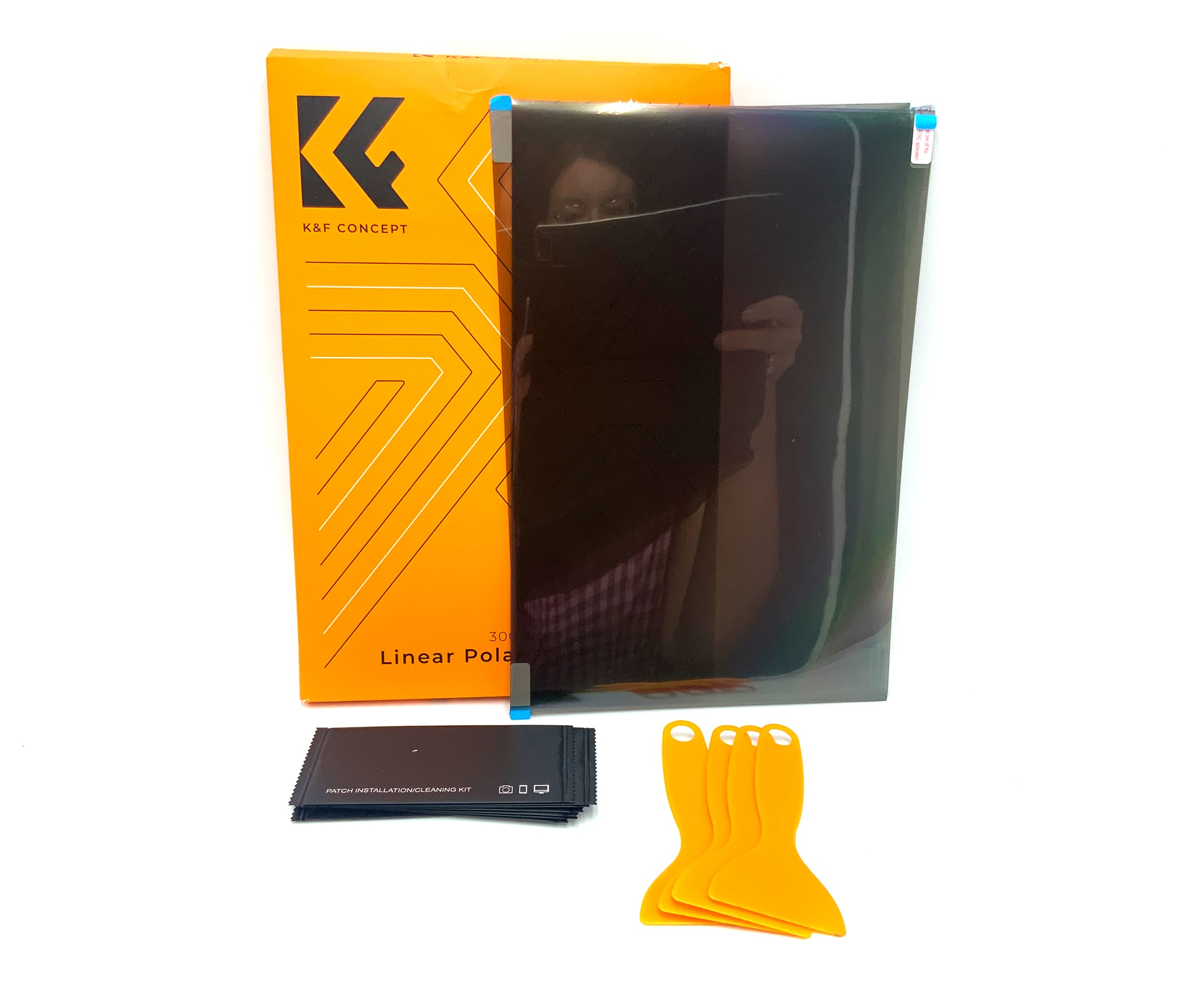 K&F Concept Polarisationsfolie Linear Polarizer Film Filter 300mm-200mm