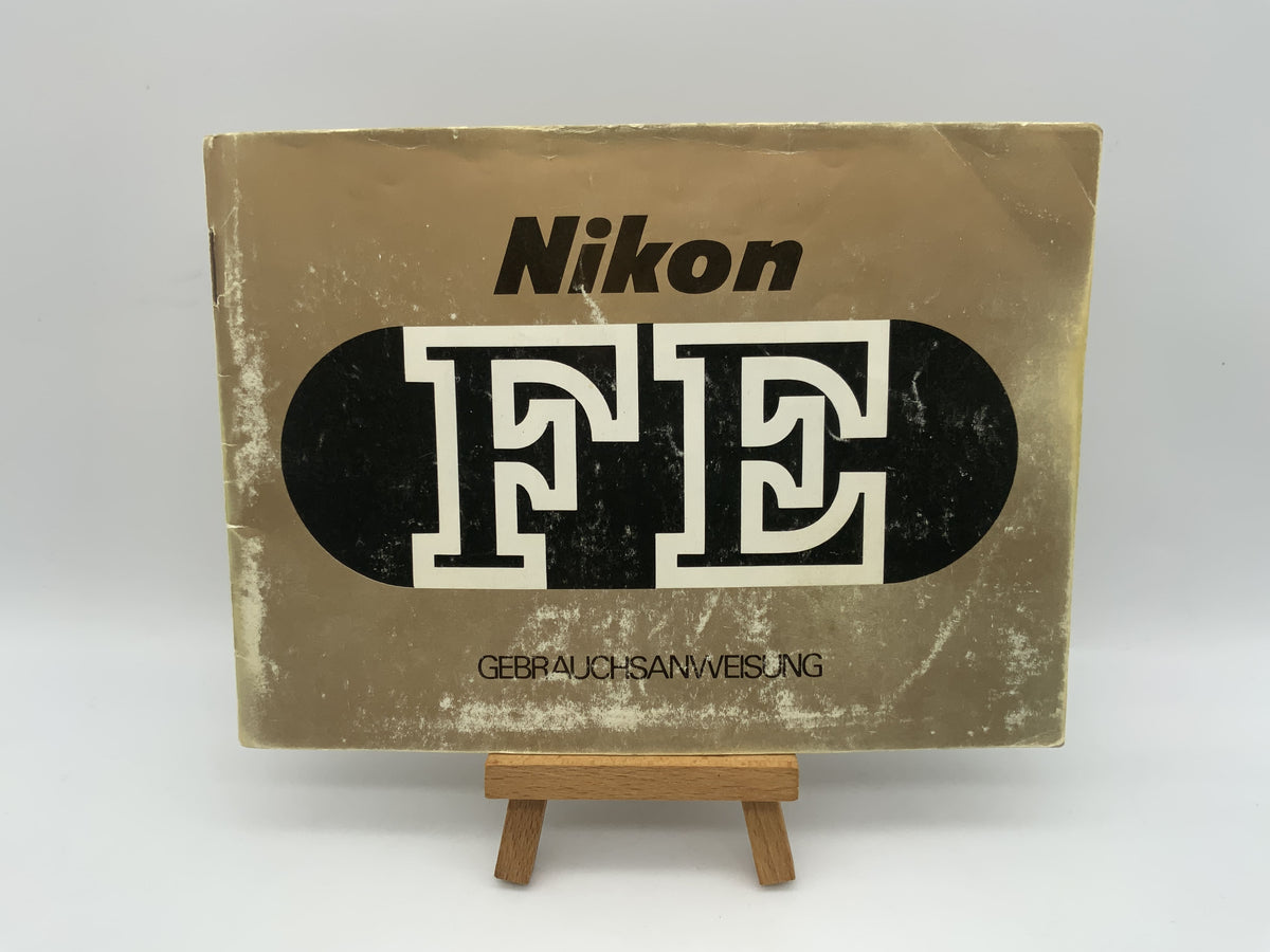 Nikon FE ! Très utilisée ! Manuel d'utilisation en allemand