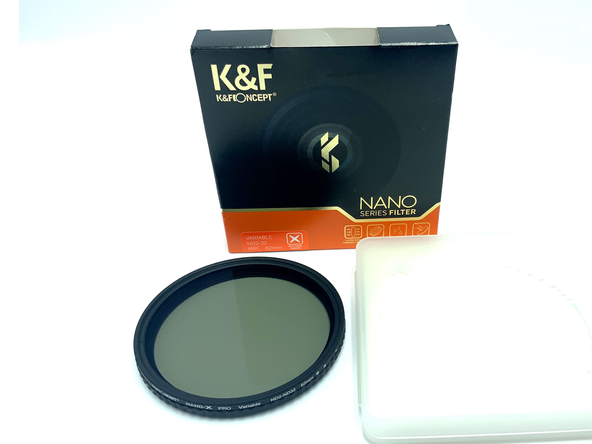 K&F Concept Graufilter Nano-X Variable ND2-32 MRC in OVP Filter 82mm Kreisförmig
