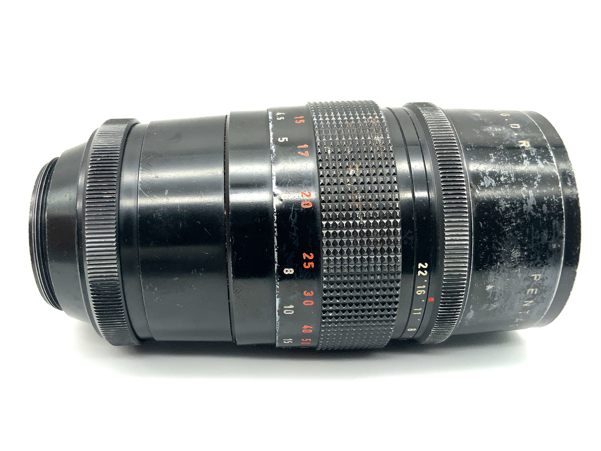 Objectif Pentacon 200 mm 1:4 15 lames alias Meyer Optik Görlitz Orestegor (M42)