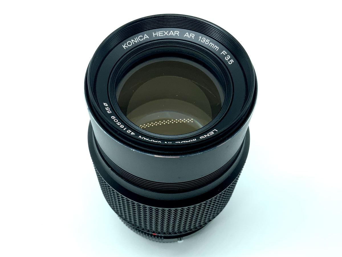 Konica Hexanon OVP 135mm 1:3.5 prime lens (Konica AR)