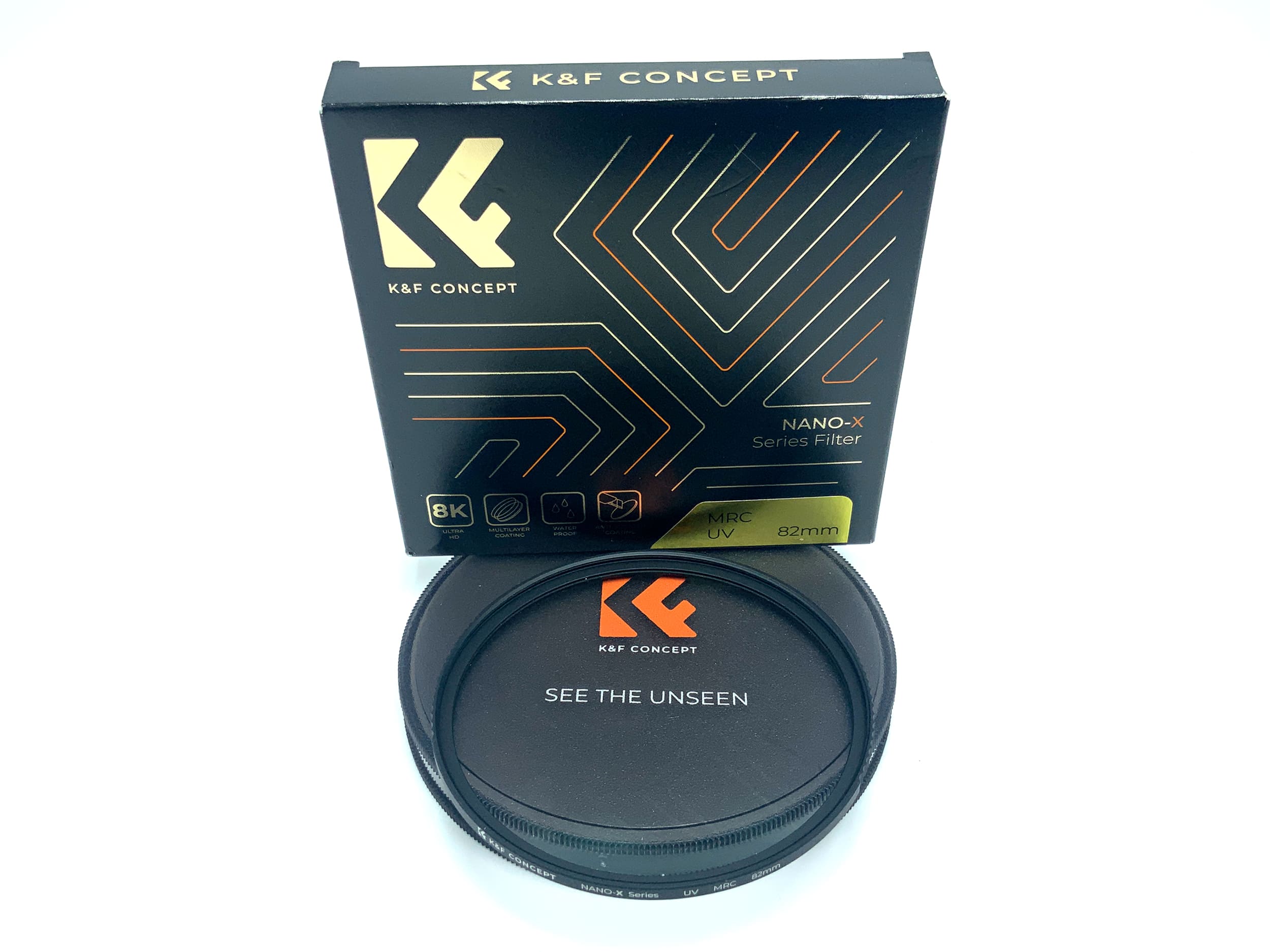 K&F Concept UV Nano-X MRC UV in OVP Filter 82mm Kreisförmig