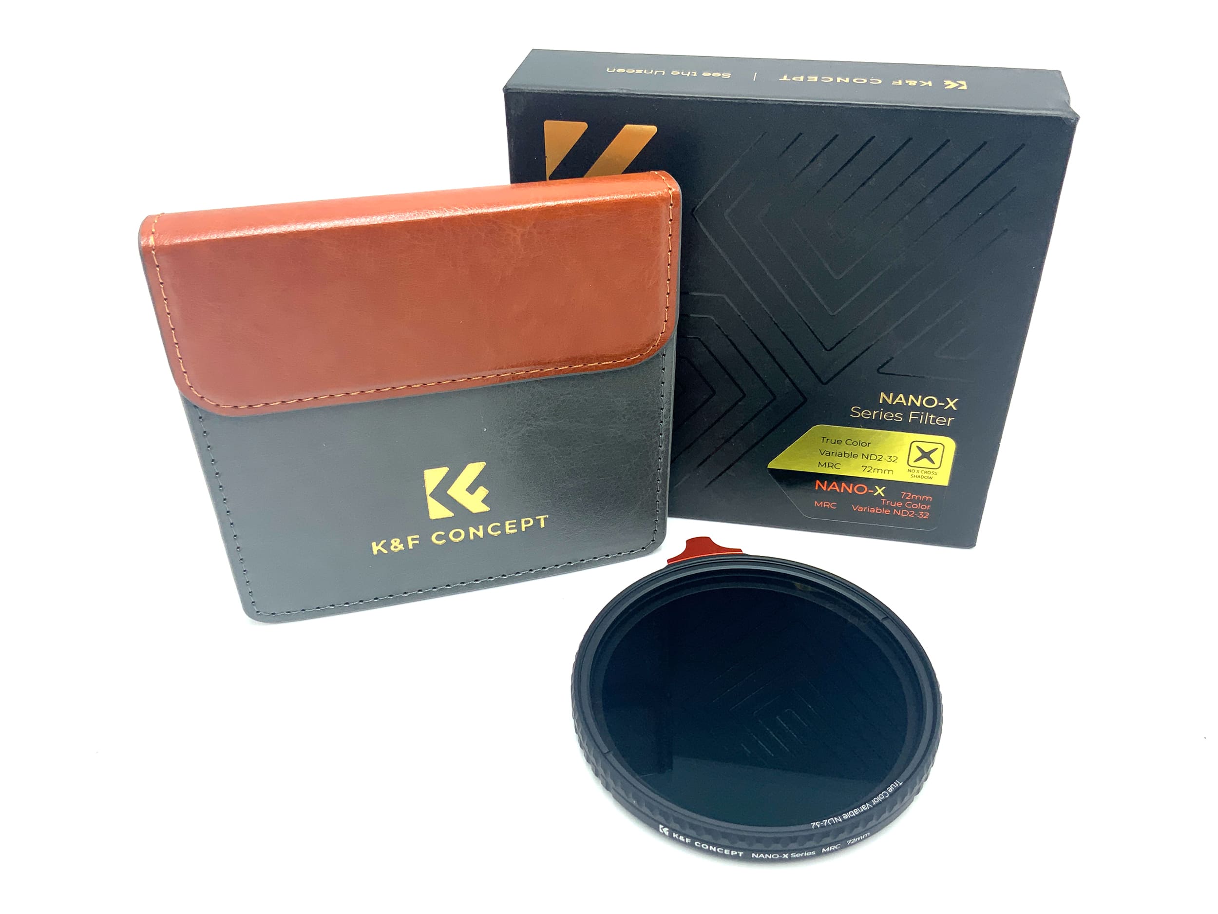 K&F Concept Graufilter Nano-X True Color MRC Variable ND2-32 in OVP Filter 72mm