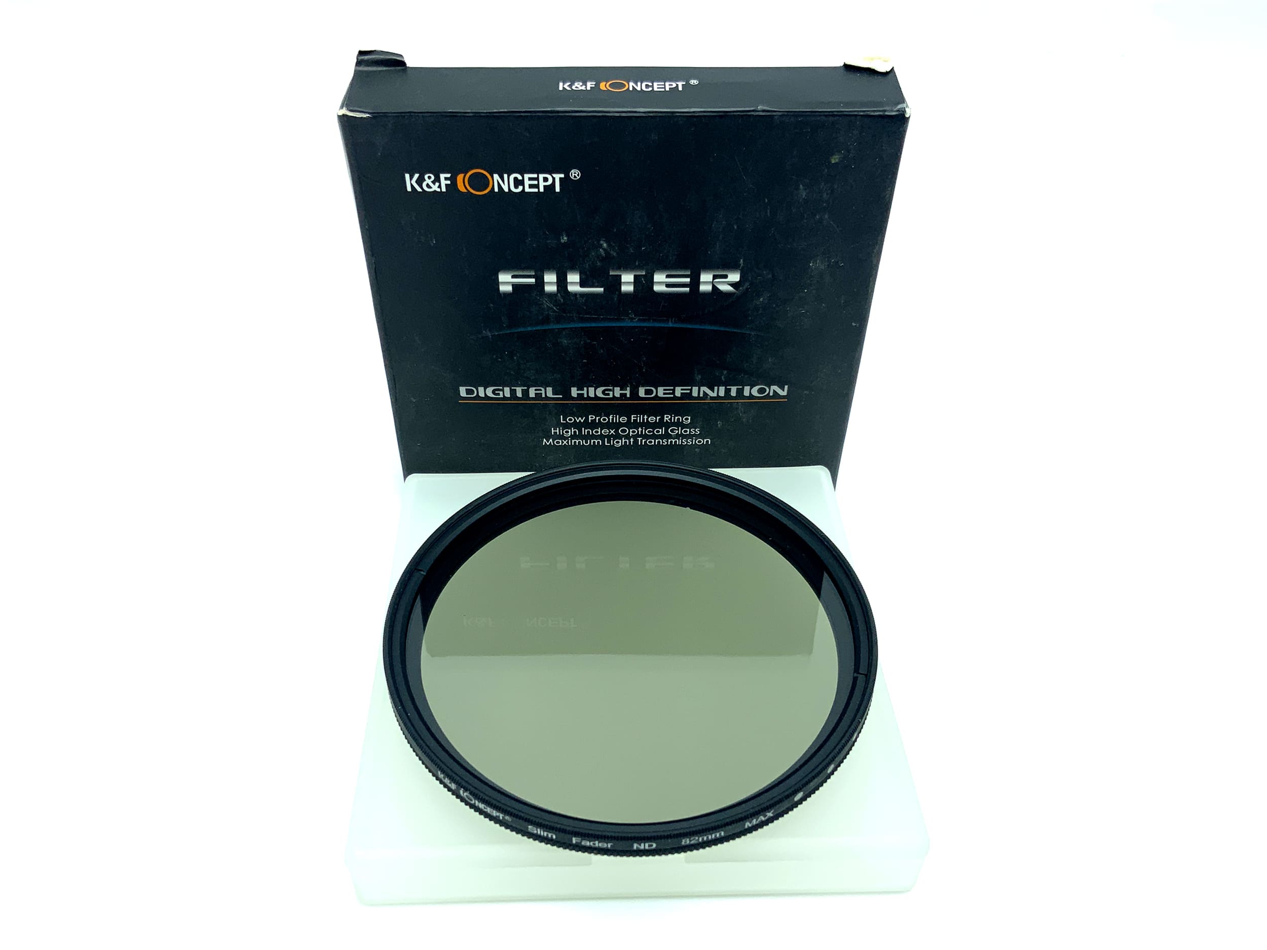 K&F Concept Graufilter Slim Fader ND in OVP Filter 82mm Kreisförmig