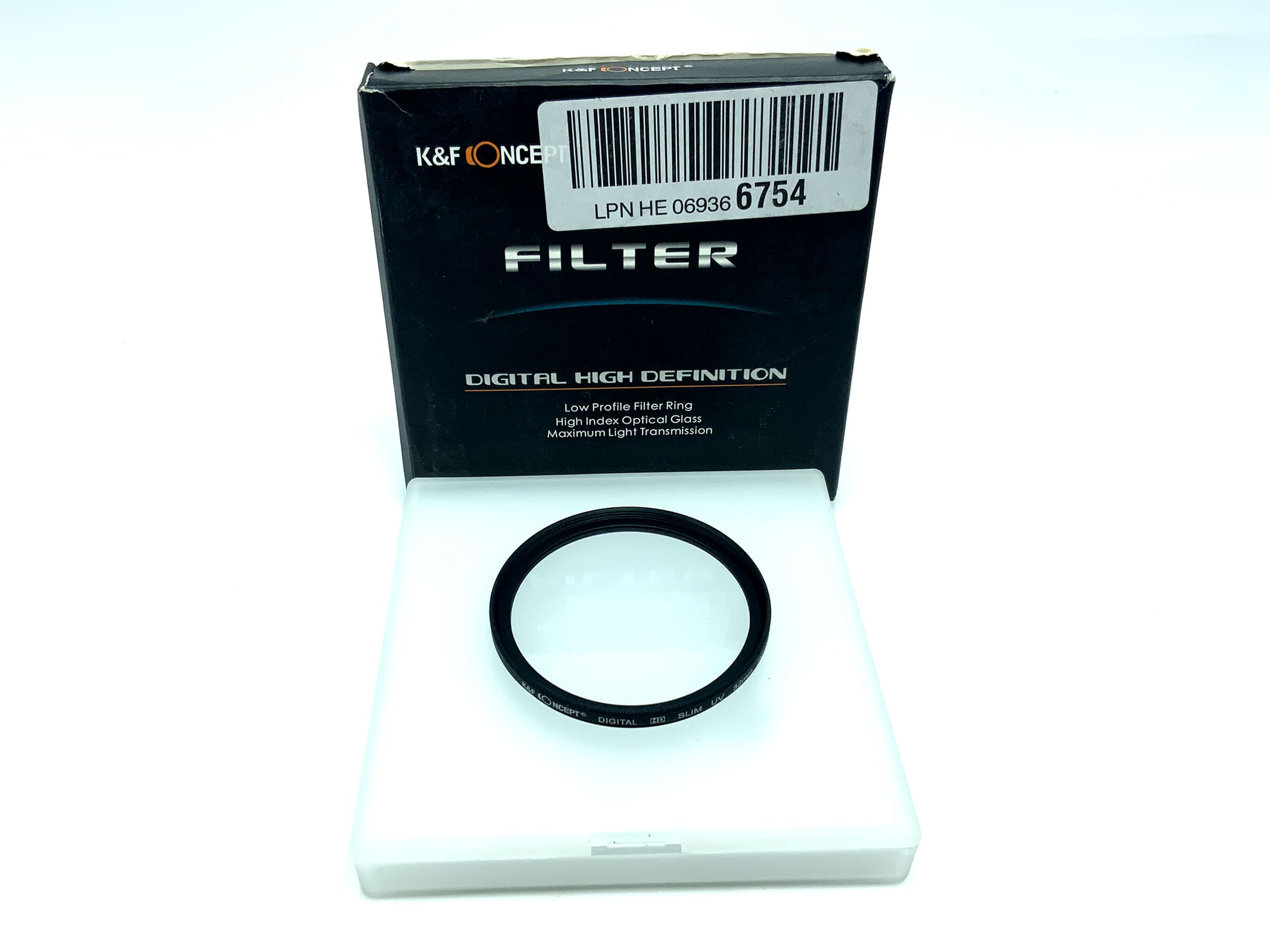 K&F Concept UV Digital HD Slim Optics in OVP Filter 52mm Kreisförmig