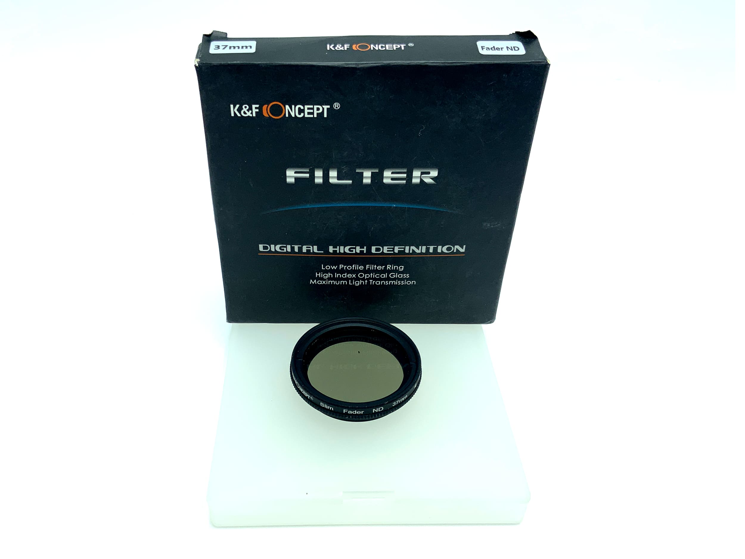 K&F Concept Graufilter Slim Fader ND in OVP Filter 37mm Kreisförmig