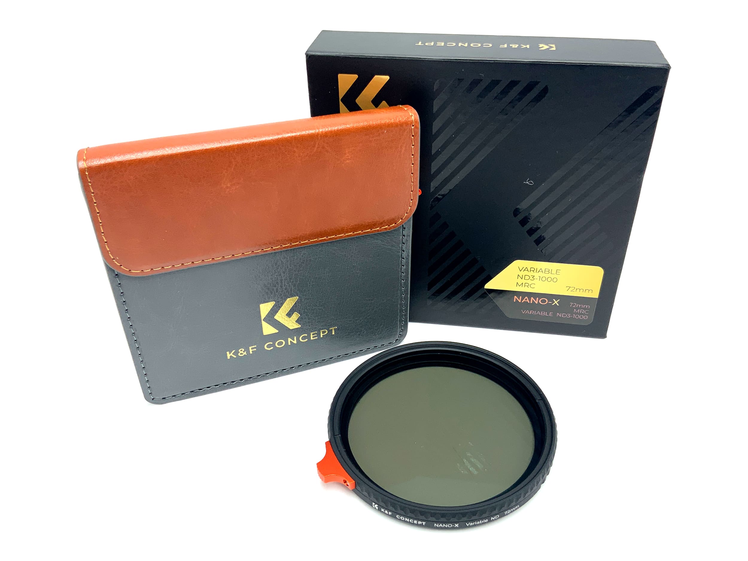 K&F Concept Graufilter Nano-X Variable ND3-1000 MRC OVP Filter 72mm Kreisförmig