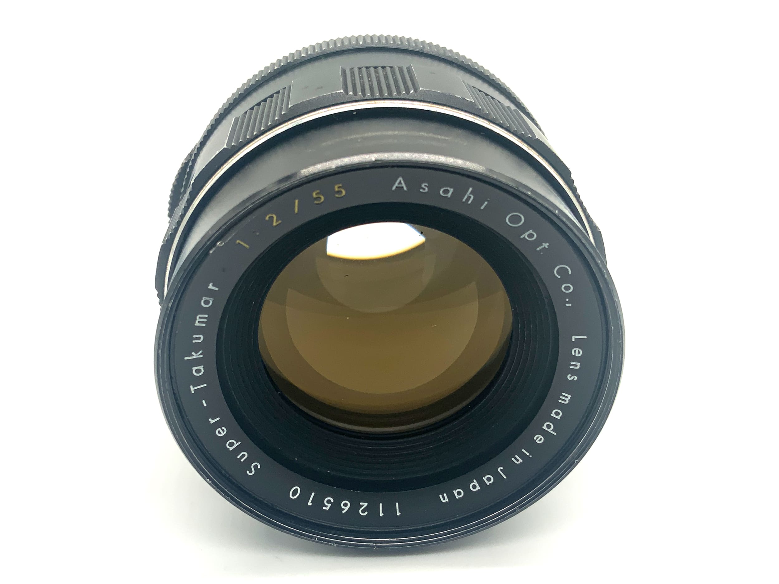 Asahi Pentax Super-Takumar 55mm 1:2 Objektiv Festbrennweite (M42) Text lesen!