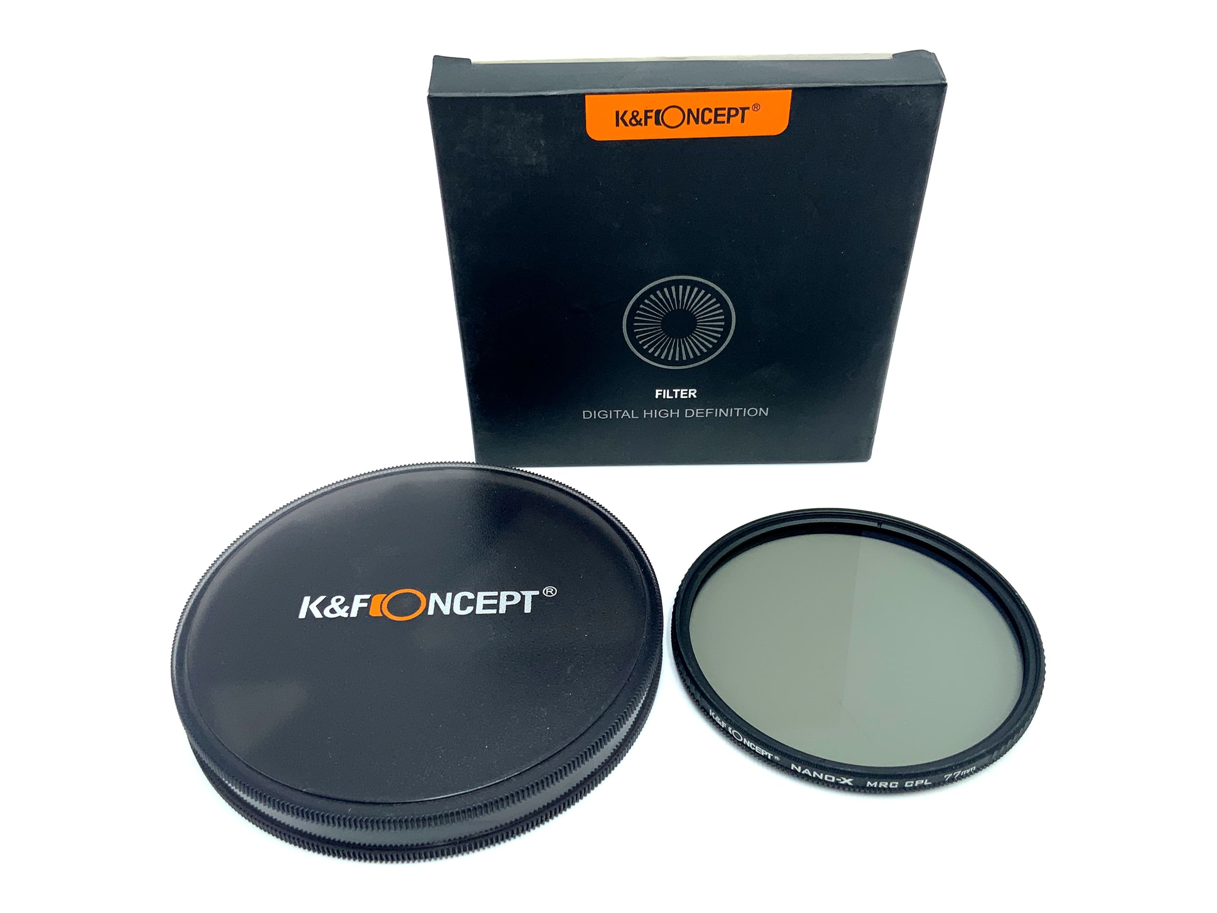 K&F Concept Polfilter Nano-X MRC CPL in OVP Filter 77mm Kreisförmig