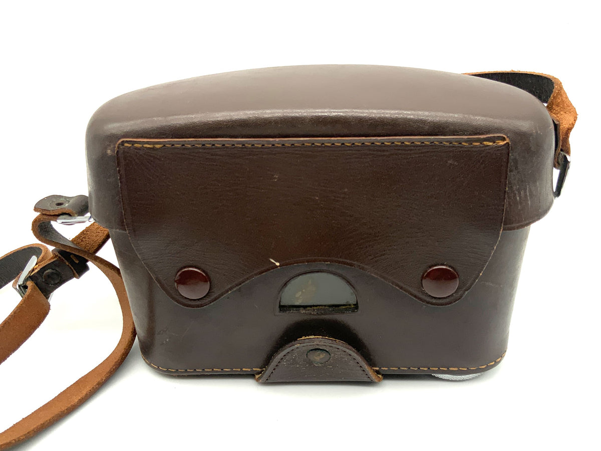 Étui compatible Leica IIIG, sac photo en cuir marron