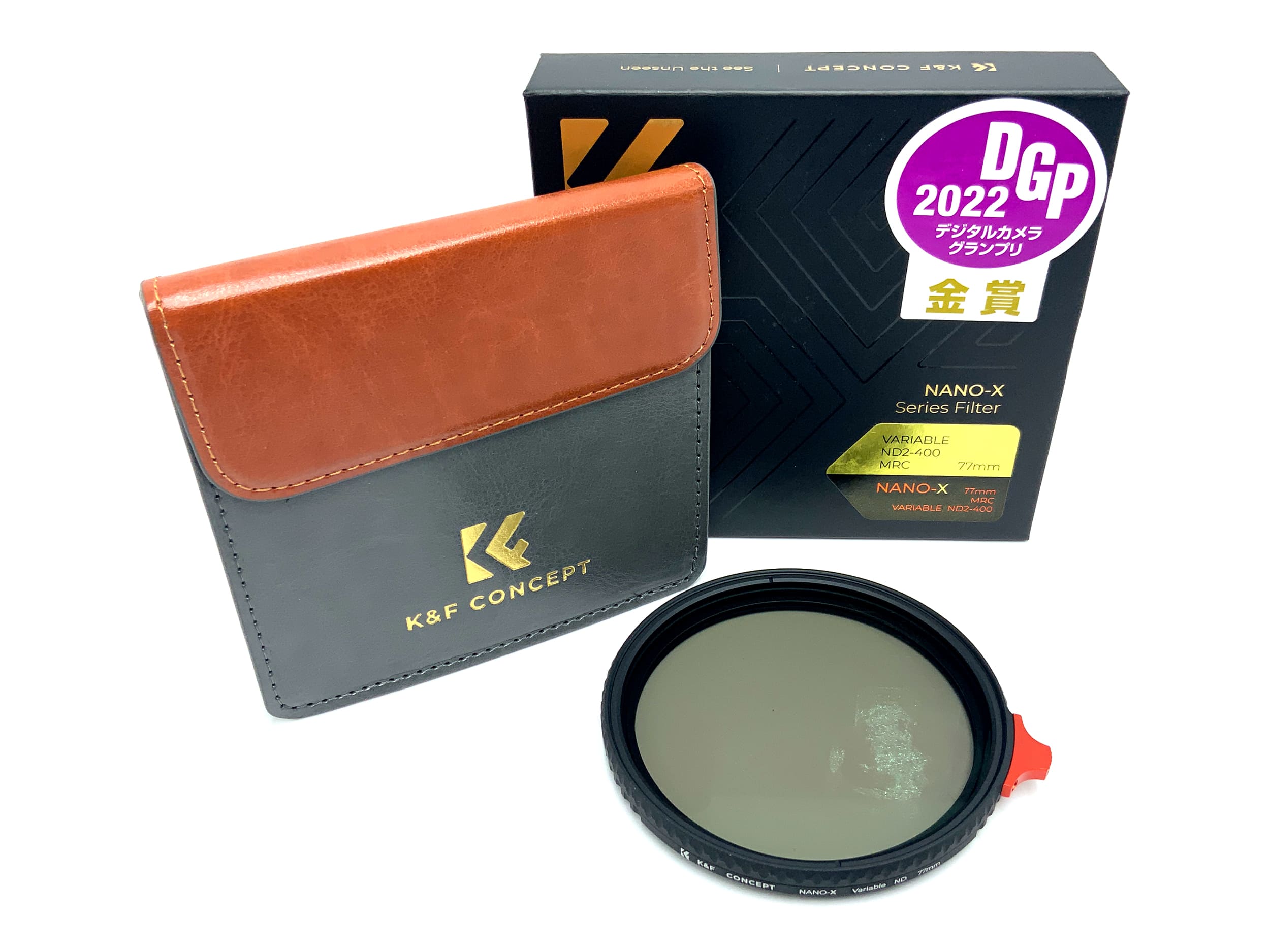 K&F Concept Graufilter Nano-X Variable ND2-400 MRC OVP Filter 77mm Kreisförmig
