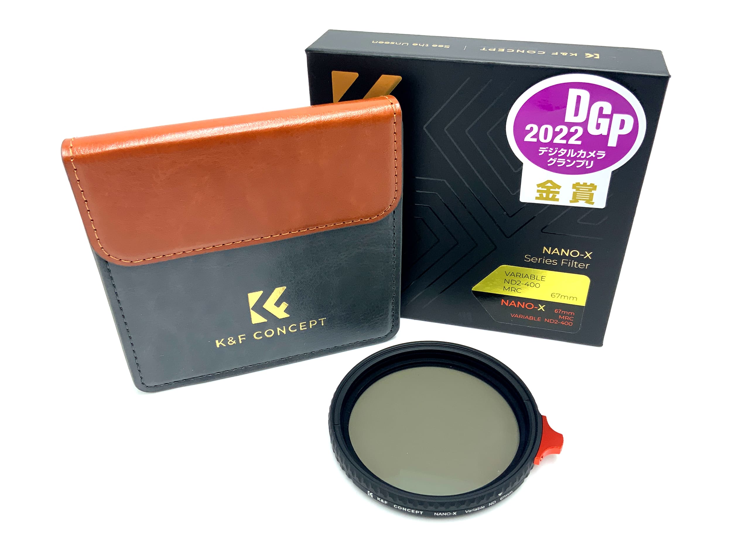 K&F Concept Graufilter Nano-X Variable ND2-400 MRC OVP Filter 67mm Kreisförmig