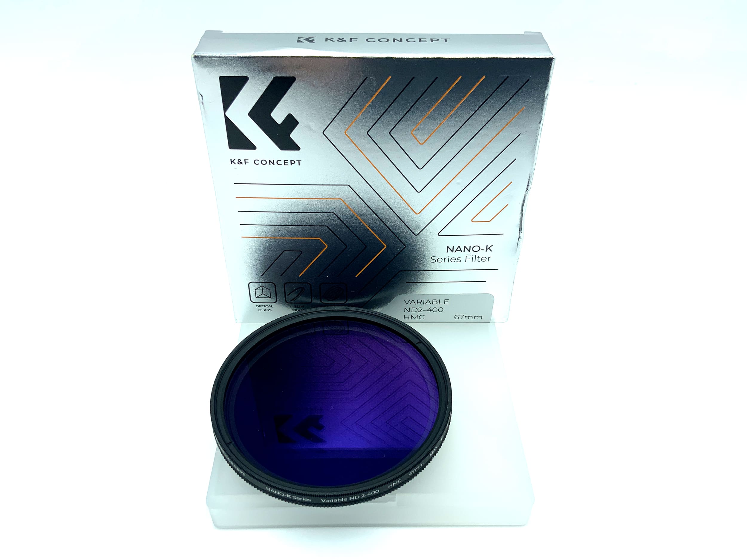 K&F Concept Graufilter Nano-K HMC VAriable ND2-400 OVP Filter 67mm Kreisförmig