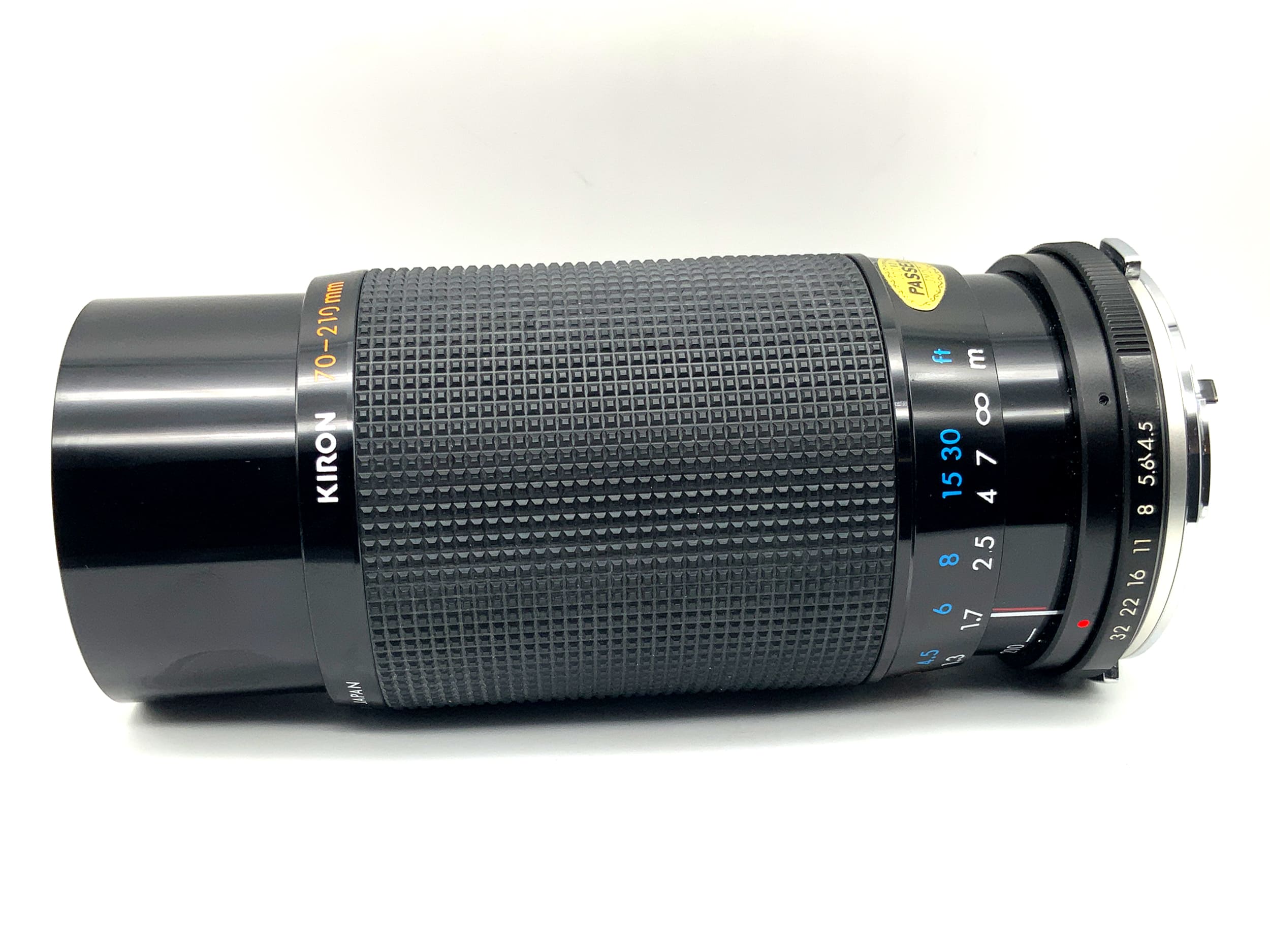 Objectif Kiron 70-210 mm 1:4.5 Macro 1:4 Cinema Precision MC (Olympus OM)