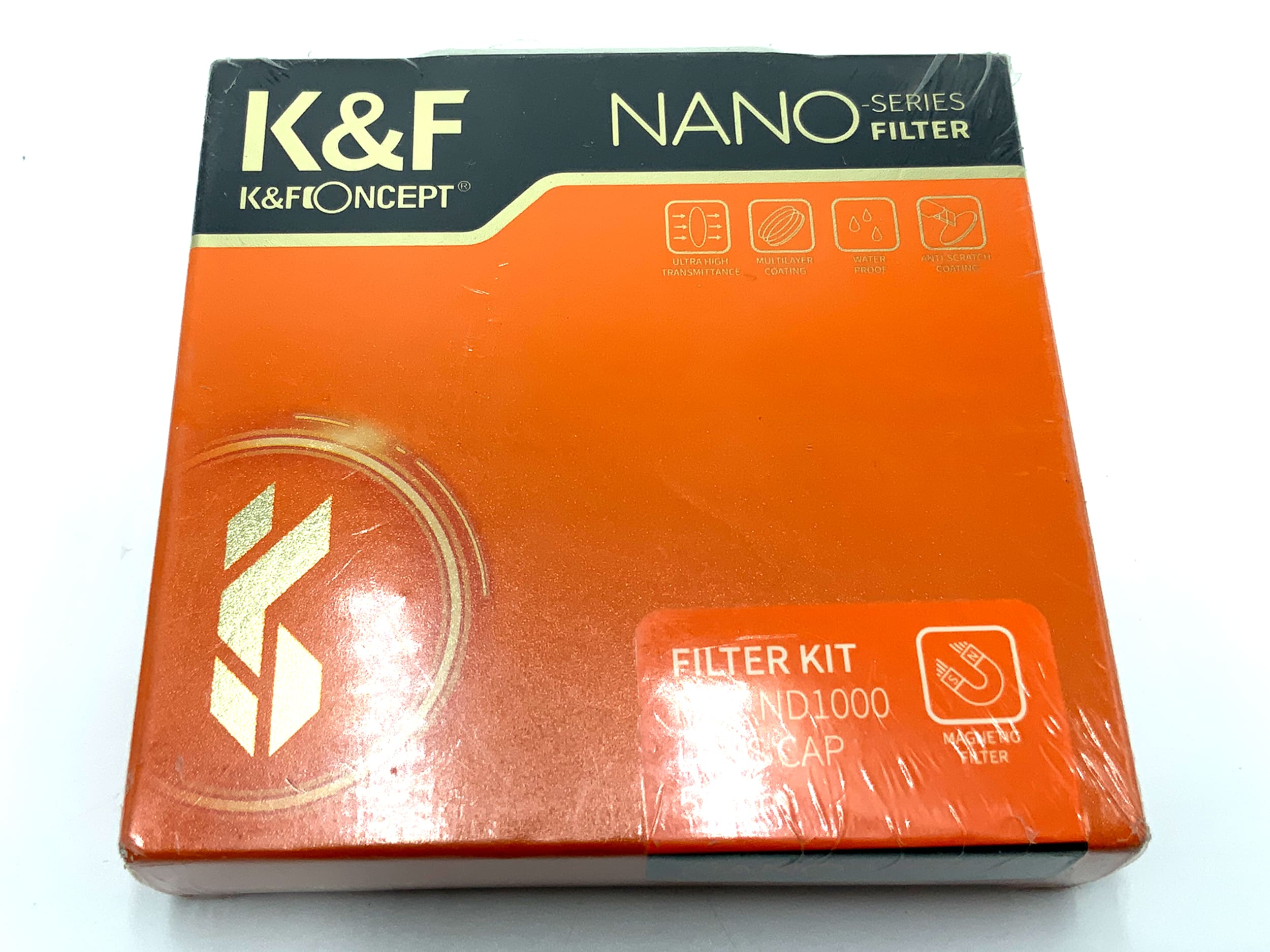 K&F Concept Filter Kit MRC ND1000 & Lens Cap in OVP Filter 58mm Kreisförmig