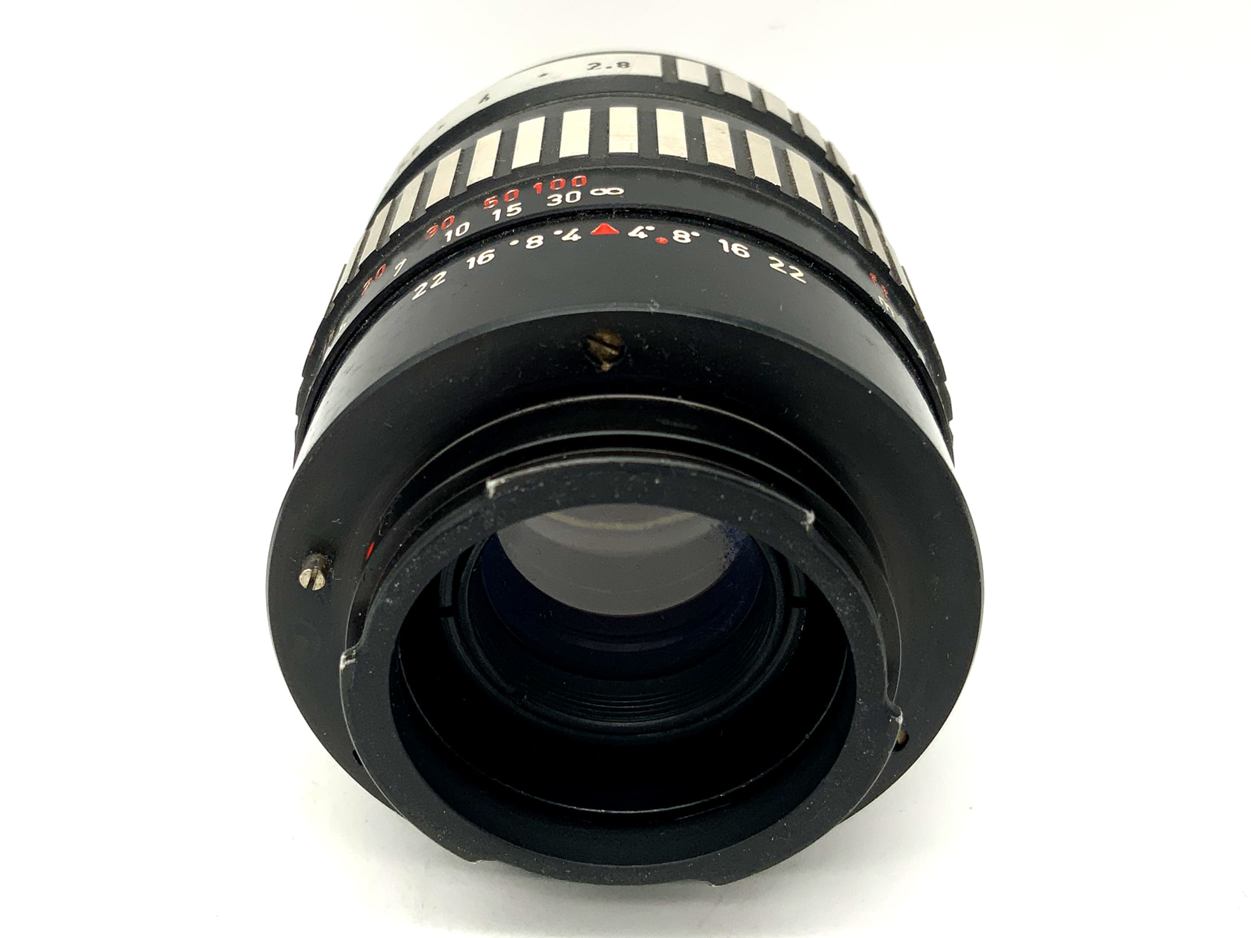 Objectif Meyer Optik Görlitz Orestor Zebra 100mm 1:2.8 à focale fixe (Exa)