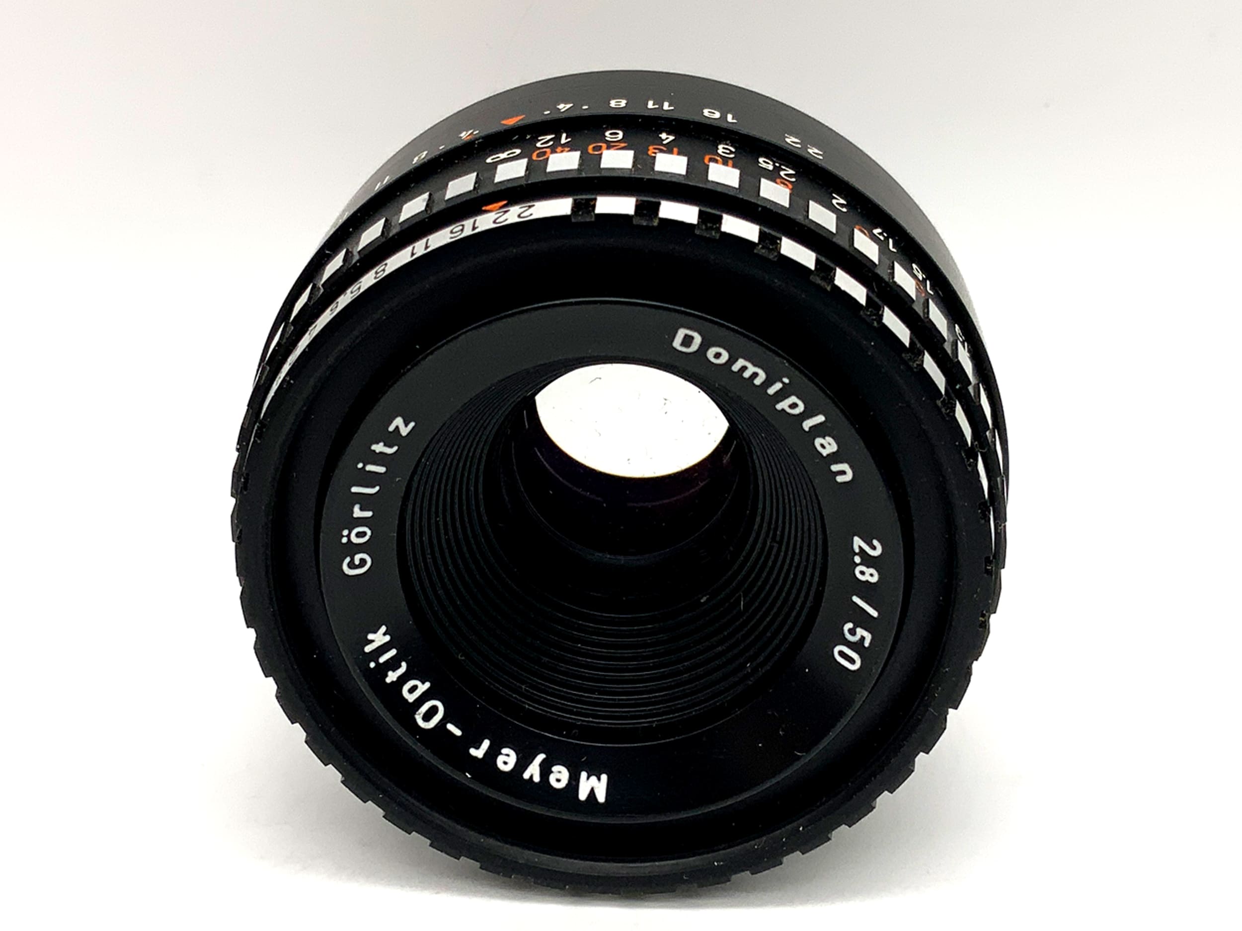Meyer-Optik Görlitz 50mm 1:2.8 lens Domiplan Zebra prime lens (M42)