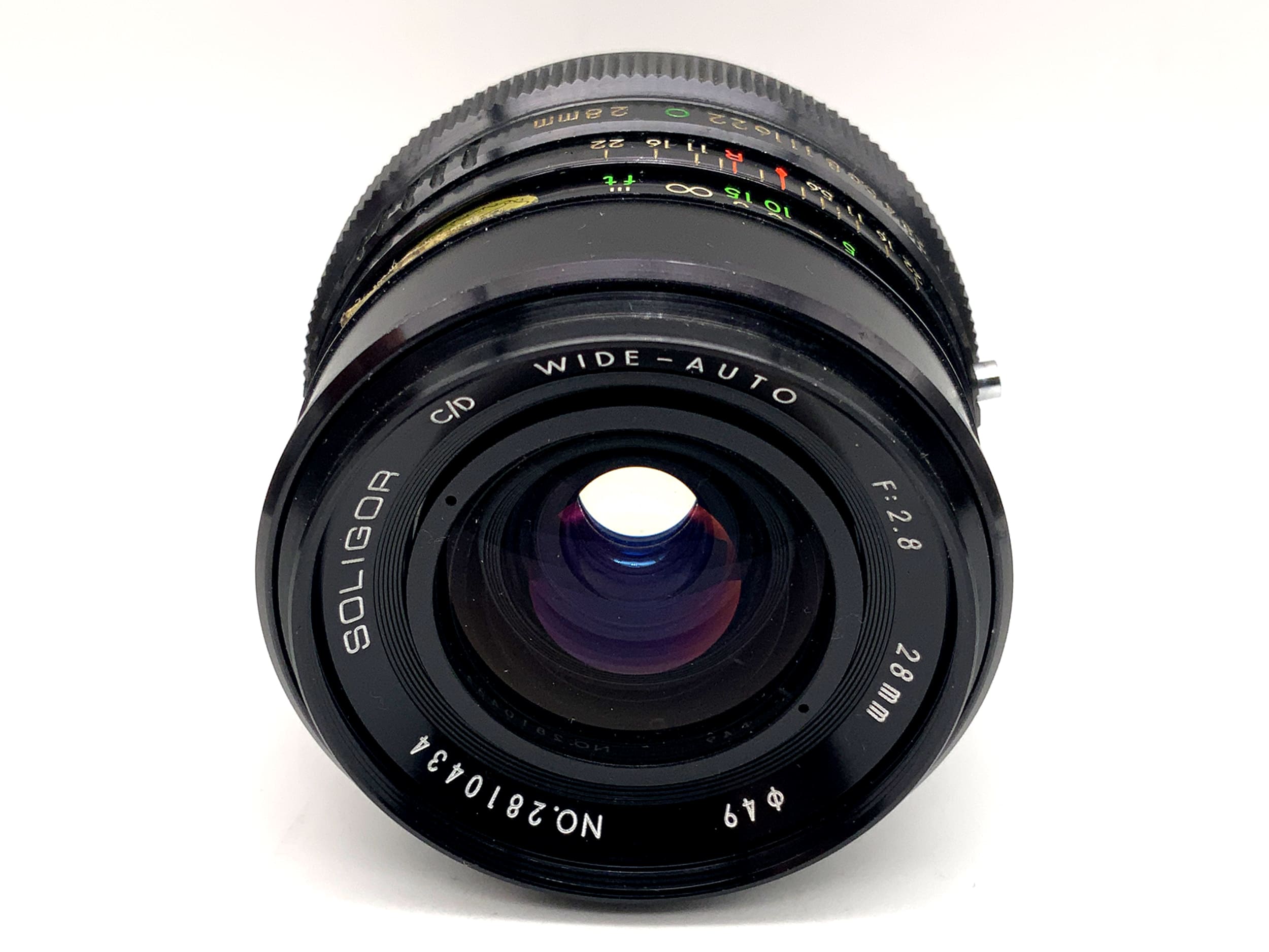 Soligor 28mm 1:2.8 Wide-Auto Prime Lens (Canon FD)