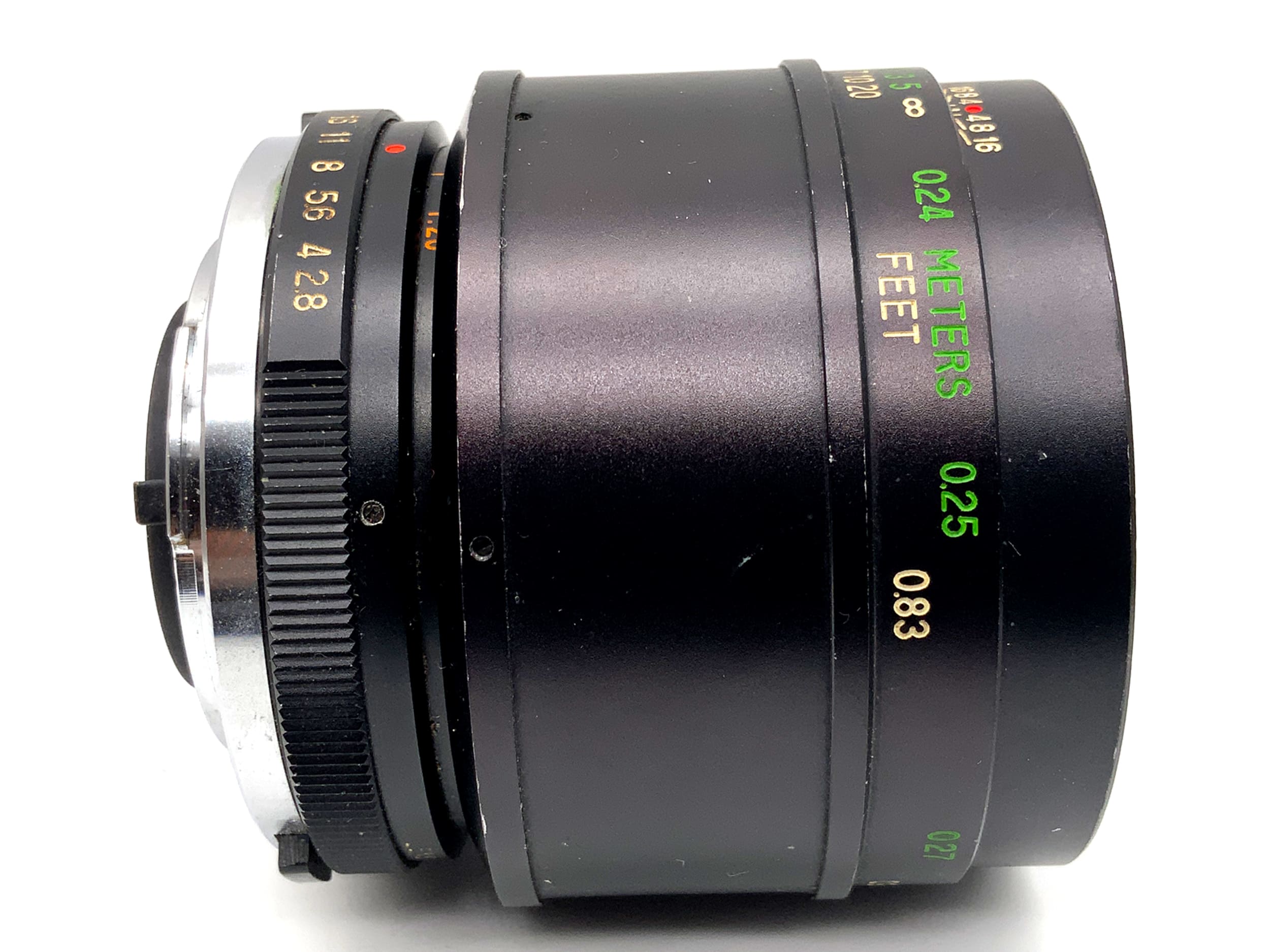 Objectif Vivitar 55 mm 1:2.8 Auto Macro (Olympus OM)