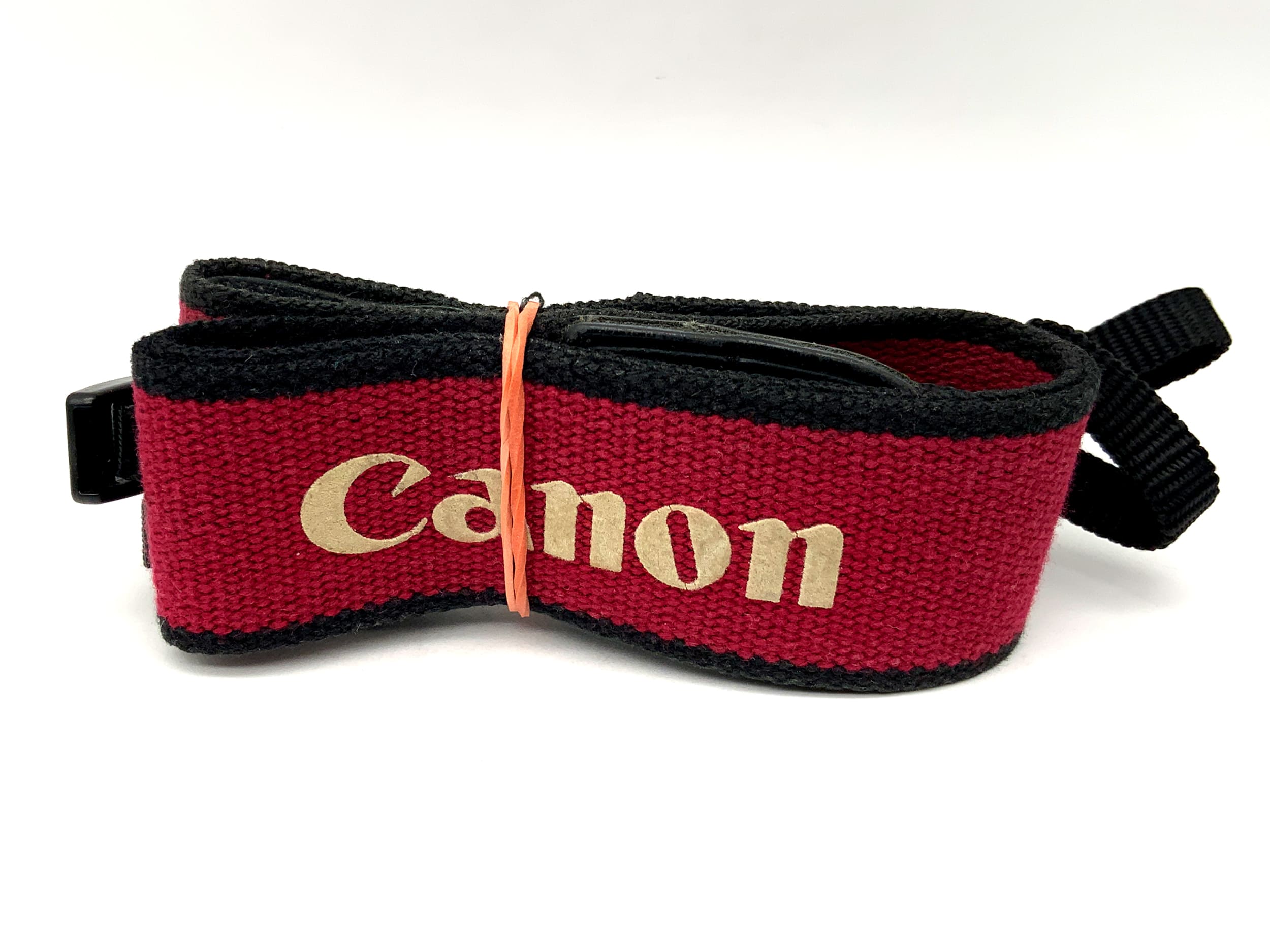 Canon camera strap, red/black, approx. 30mm