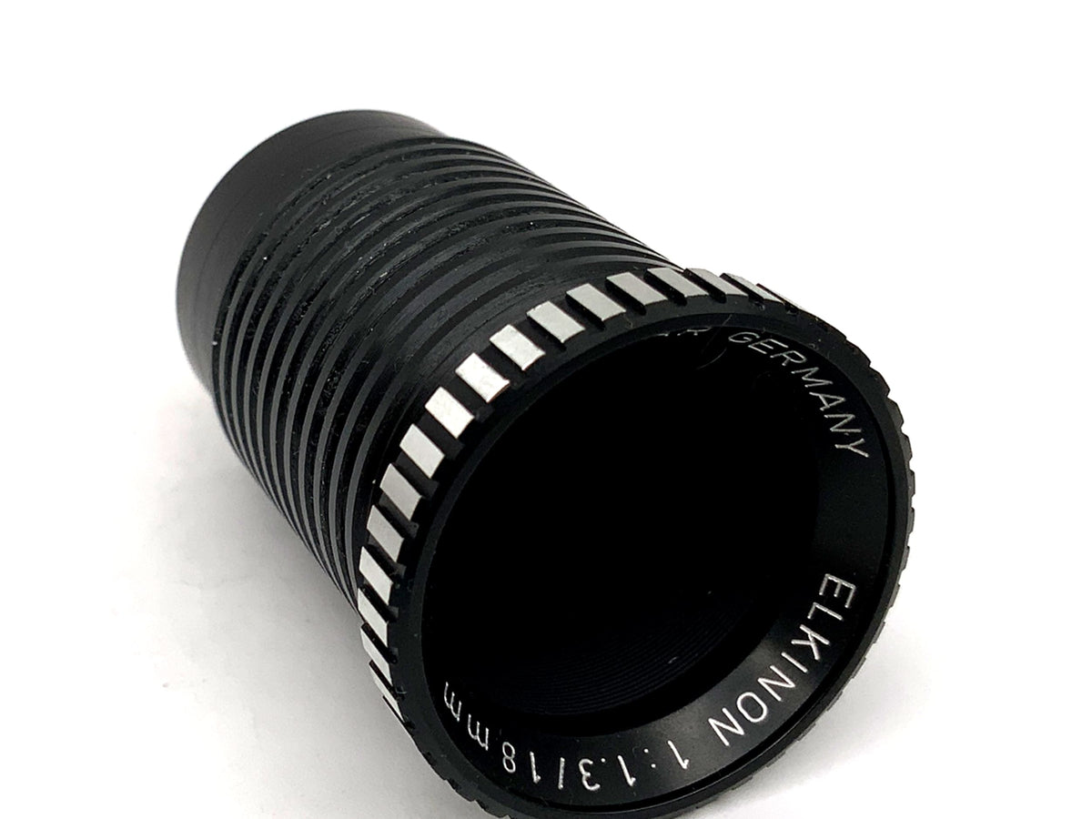 Objectif de projecteur Leitz Wetzlar 18 mm 1:1.3 Objectif Elkinon (filetage de vis 28 mm)